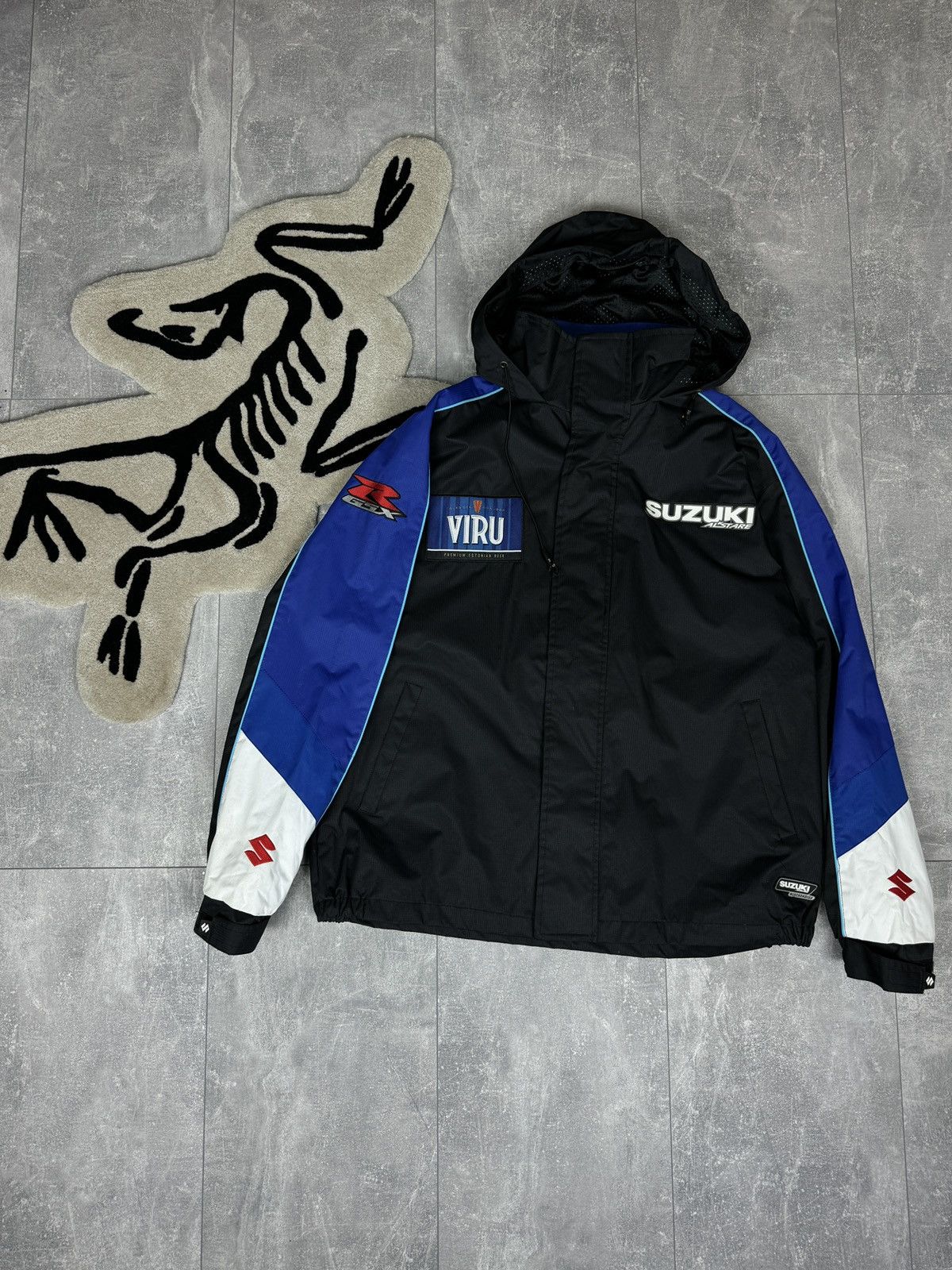 Vintage Mens Vintage Suzuki Jacket racing alstare bombers Size US XL / EU 56 / 4 - 1 Thumbnail