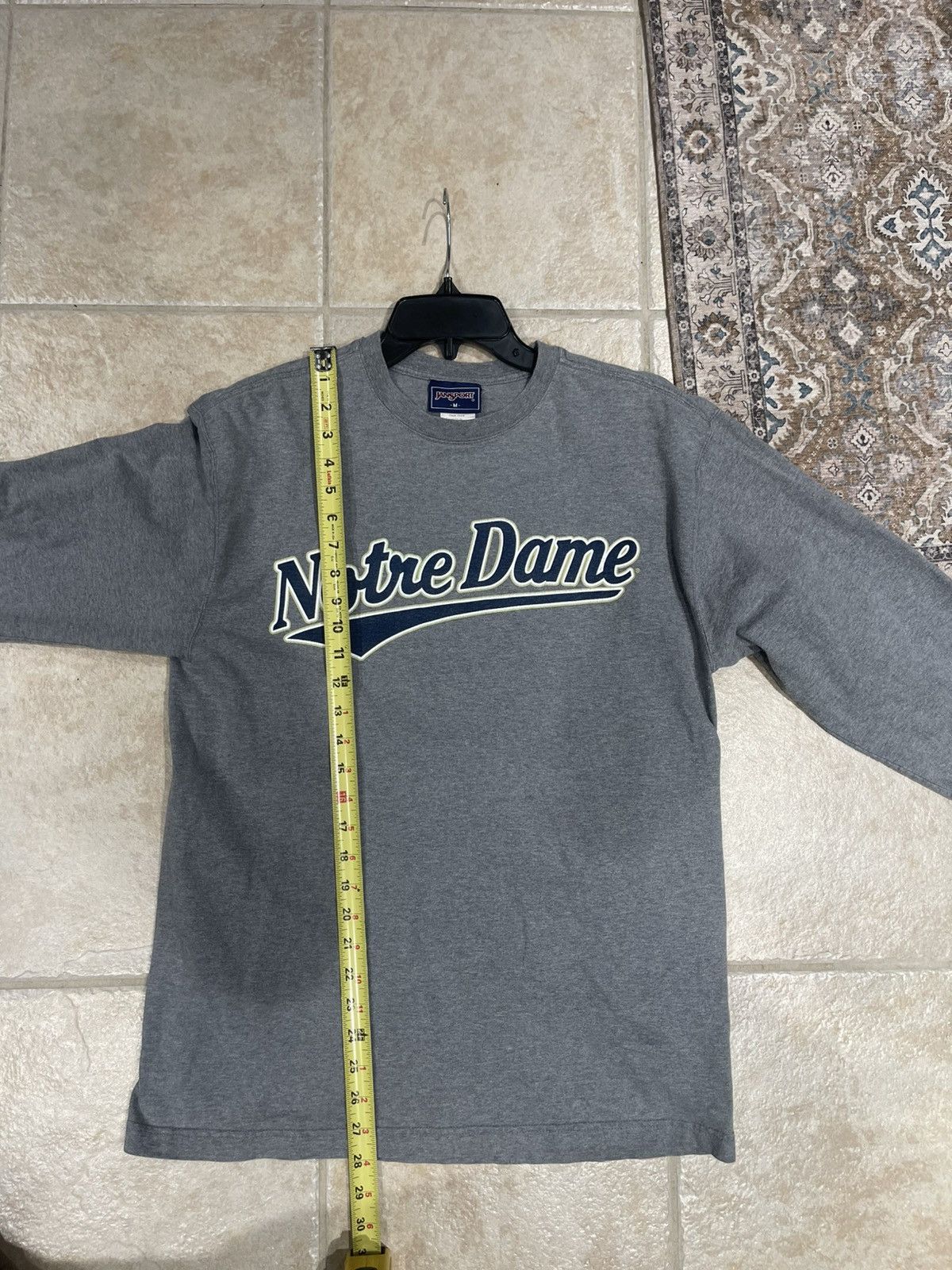 Jansport Jansport University Of Notre Dame Shirt Mens Medium LS Size US M / EU 48-50 / 2 - 6 Thumbnail