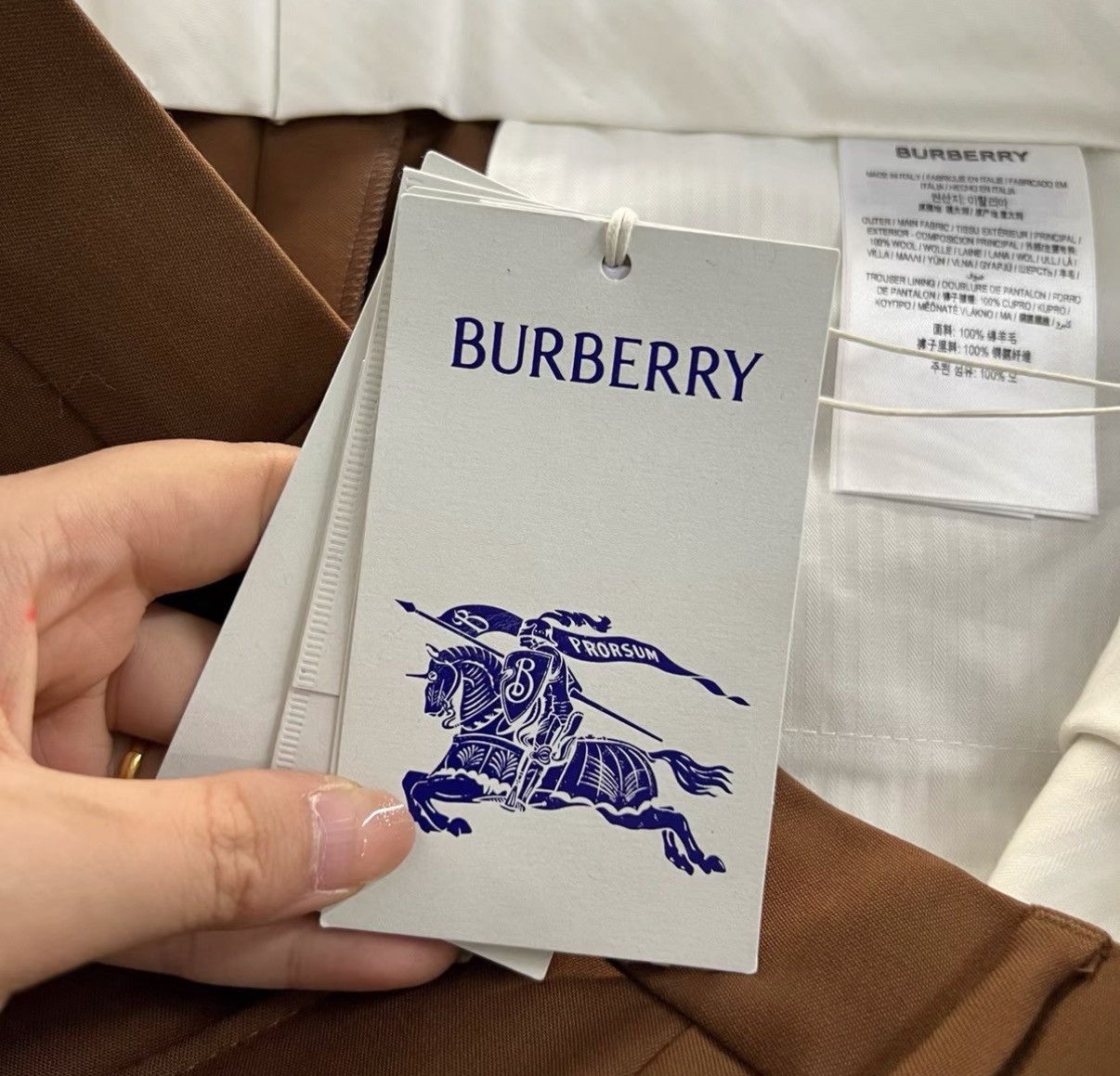 Burberry Burberry Brown Casual Dress Pants J41 Size US 36 / EU 52 - 5 Thumbnail