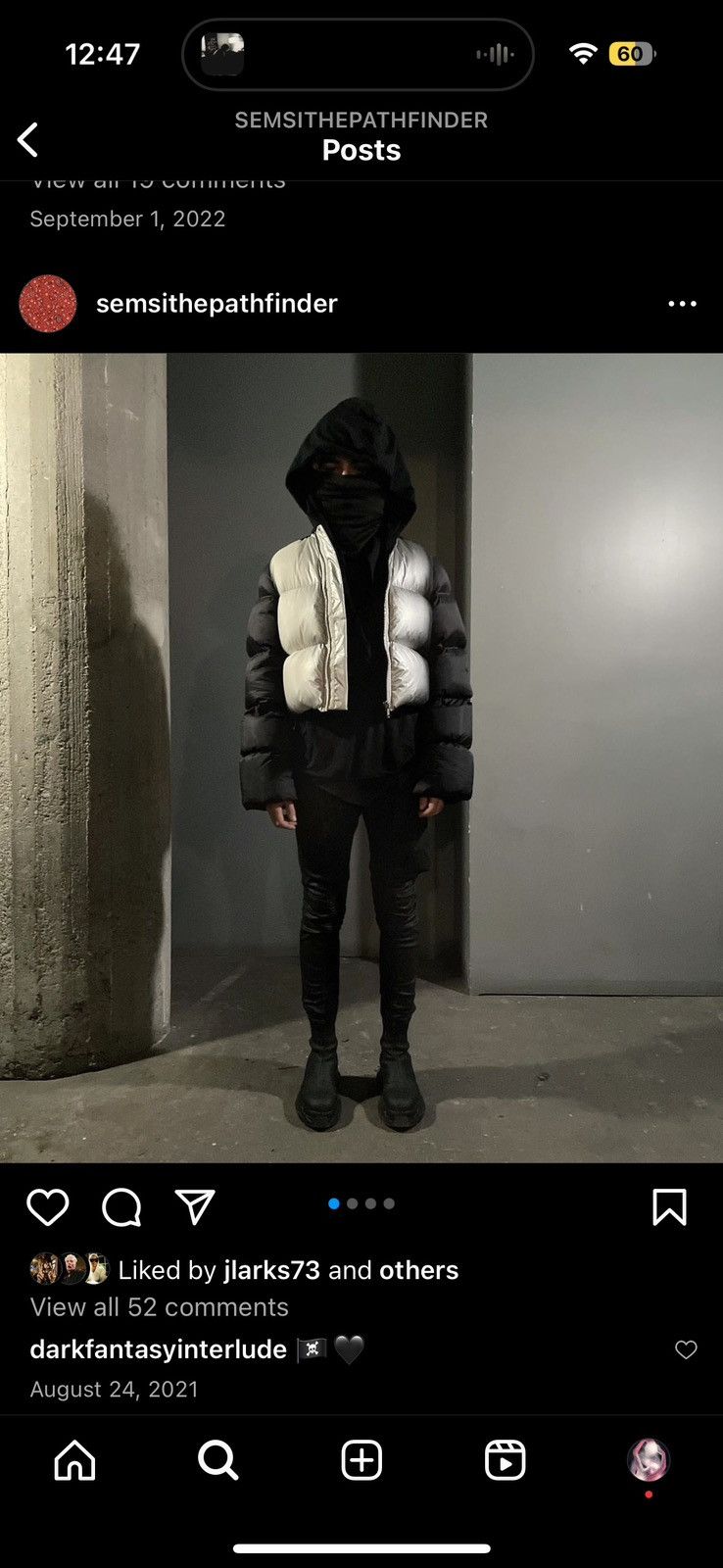 Rick Owens FW/19 Larry Two Tone Cropped Duvet Puffer Size US M / EU 48-50 / 2 - 6 Thumbnail