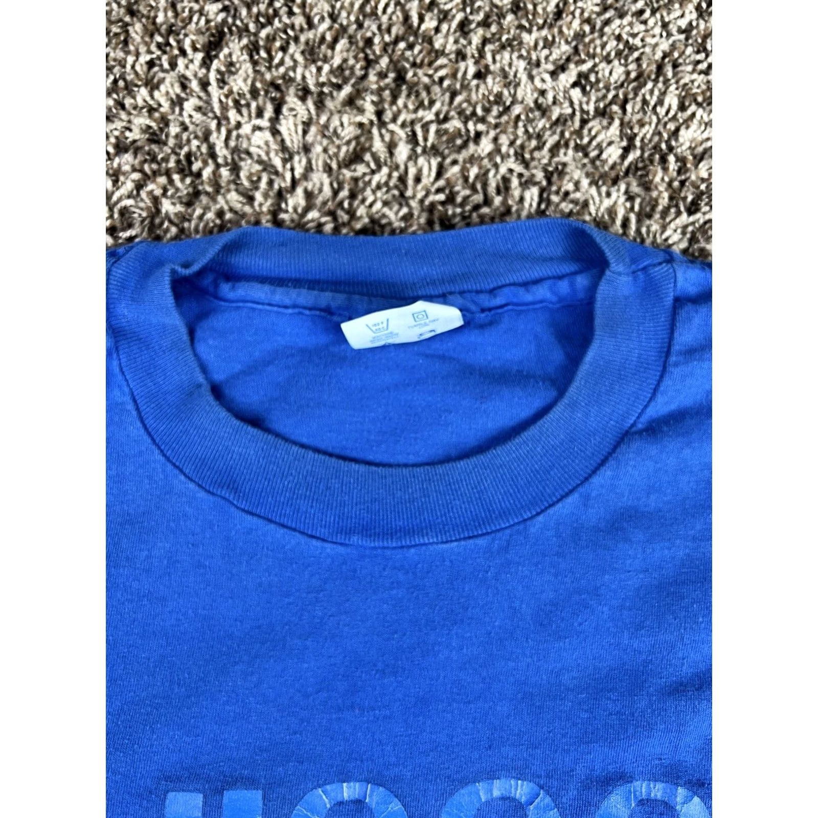 Champion VINTAGE Champion Chicago Cubs 1993 Single Stitch T-Shirt XL Blue Graphic Tee Mens 90s Grunge MLB Logo Size US XL / EU 56 / 4 - 7 Thumbnail
