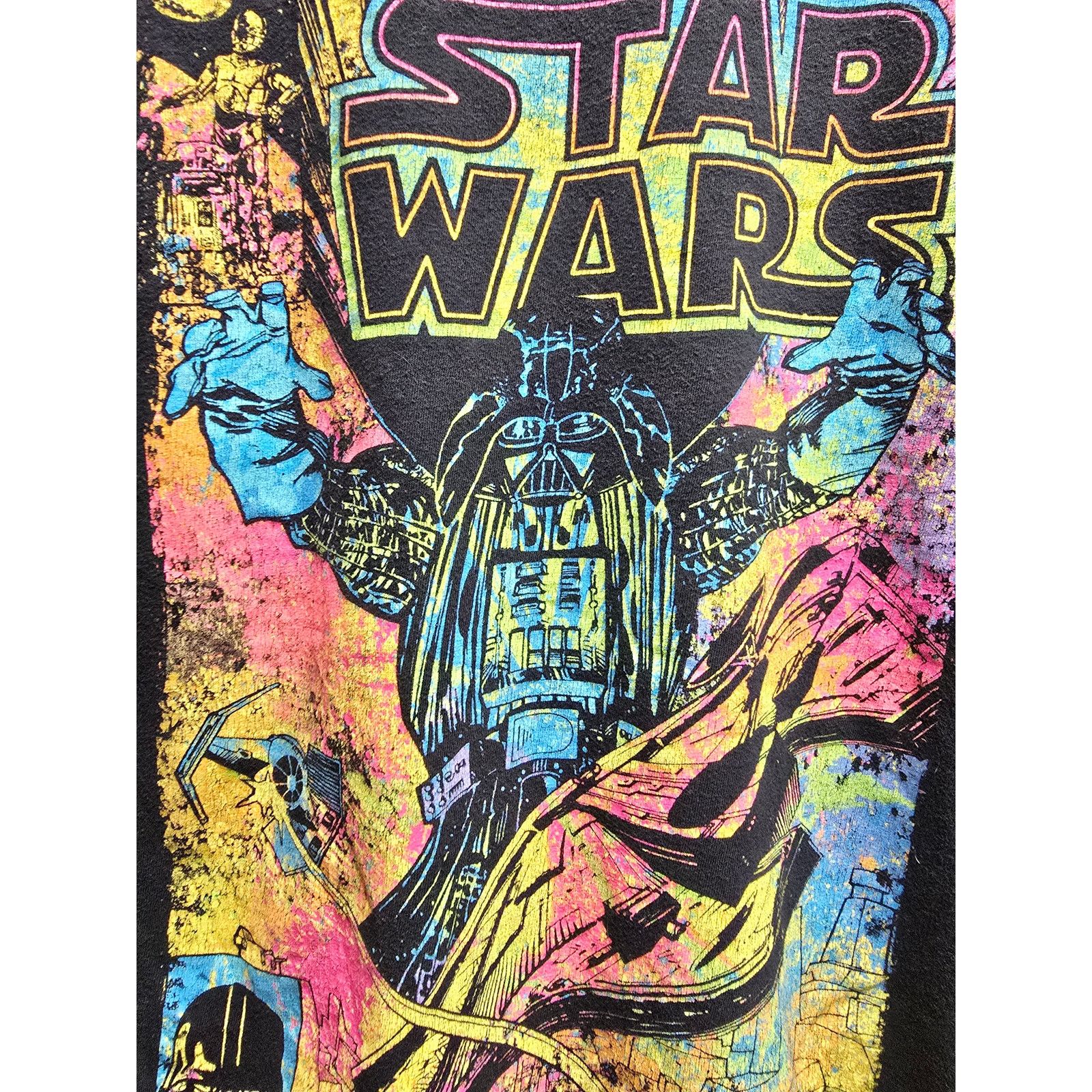 Star Wars Star Wars Shirt The Mighty Vader Large Black Graphic Tee Size US L / EU 52-54 / 3 - 3 Thumbnail