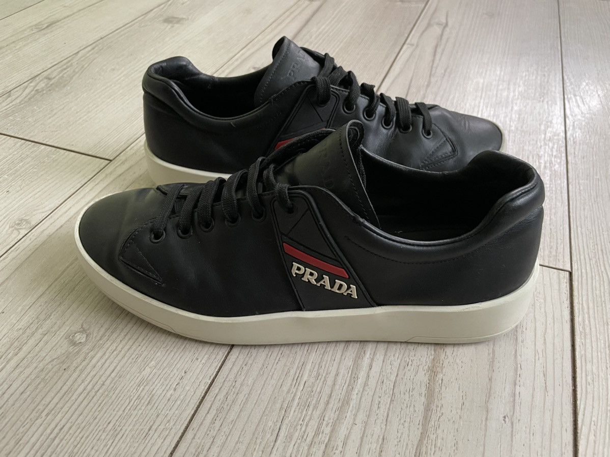 Prada Prada Leather Sneaker Shoes Size US 8 / EU 41 - 8 Thumbnail