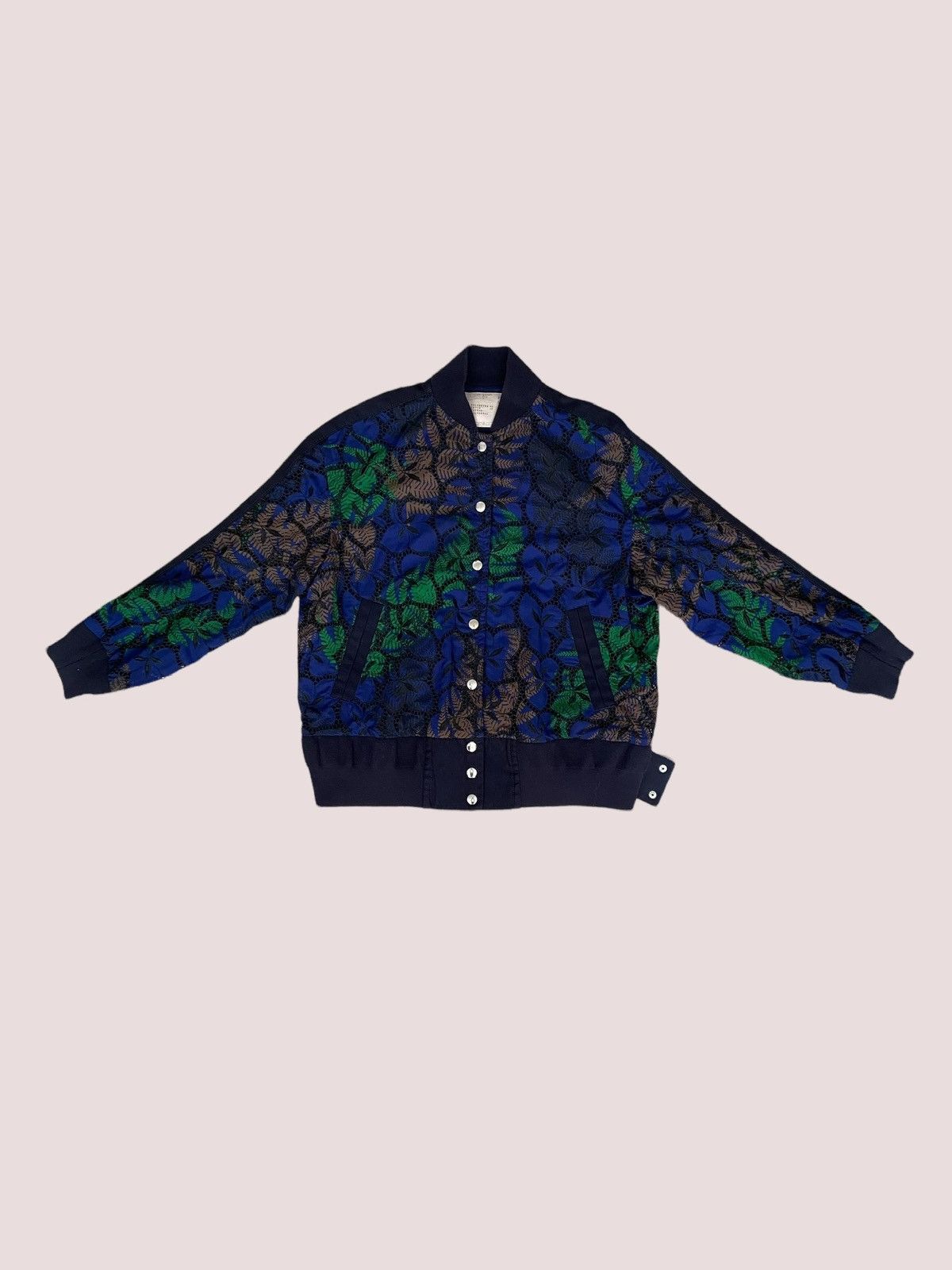 Sacai Lace Leaf Bomber Jacket Size US M / EU 48-50 / 2 - 1 Thumbnail