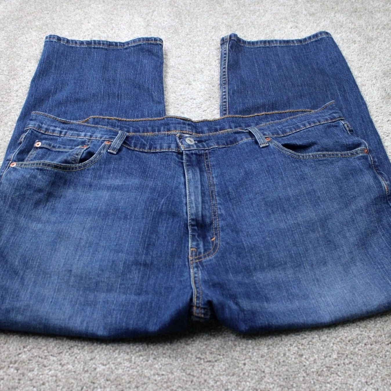 Levi's Levi's 559 Jeans Men's 44x29 Blue Relaxed Straight Leg 5-Pocket Denim Size US 44 / EU 60 - 2 Thumbnail