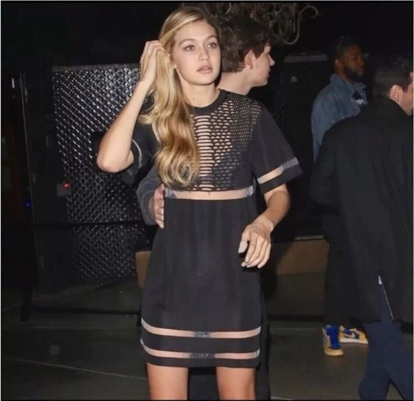 Alexander Wang Alexander Wang x H&M Perforated Sheer Mesh Panel Dress Size S / US 4 / IT 40 - 2 Thumbnail