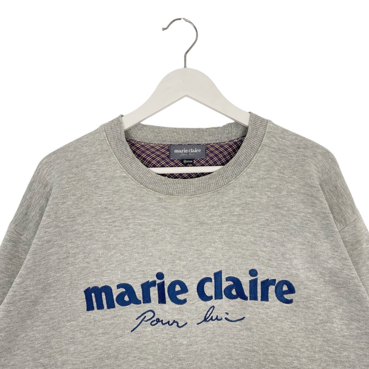Other Vintage Marie Claire Sweatshirt Crewneck Grey Big Logo Size US M / EU 48-50 / 2 - 4 Thumbnail