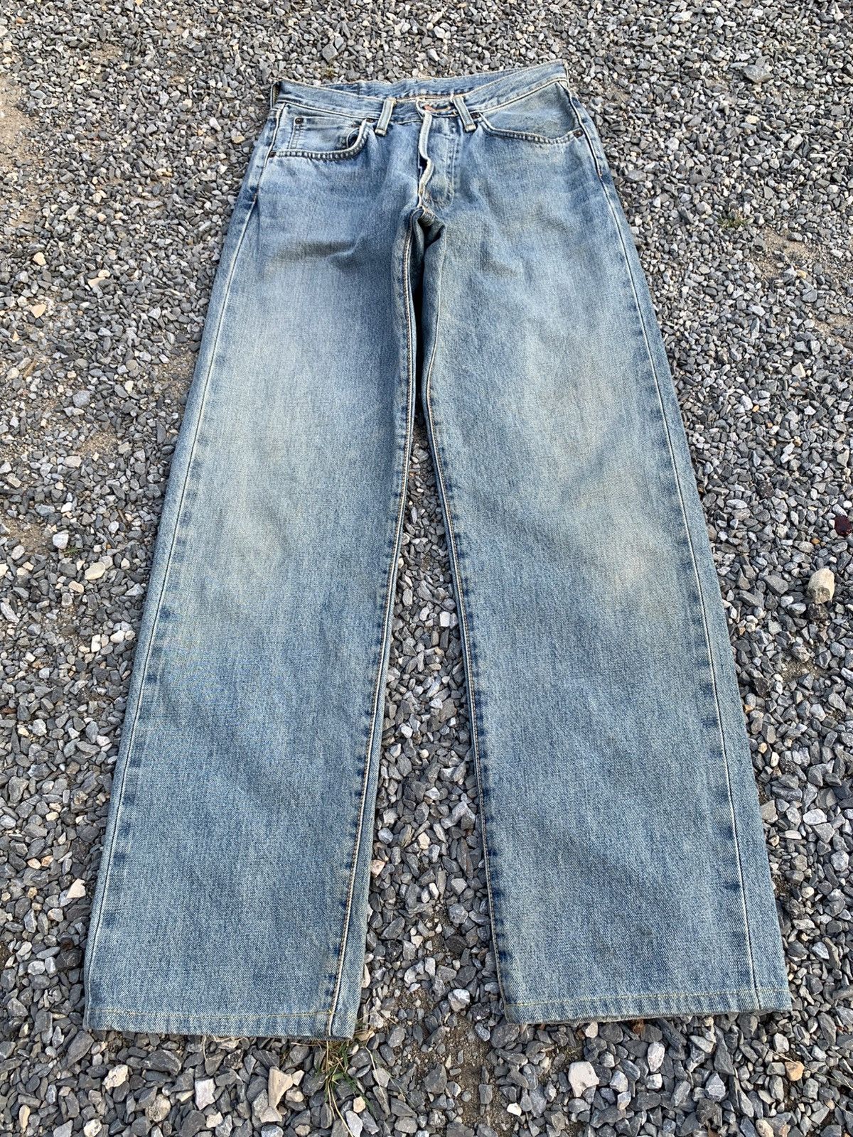 Kapital VINTAGE EDWIN SELVEDGE RUSTY FADED DISTRESSED DENIM Size US 27 - 3 Thumbnail