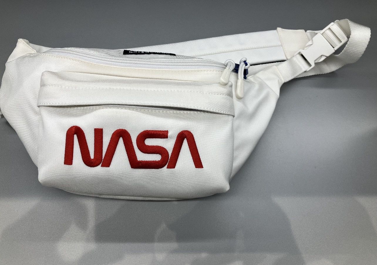 Balenciaga NASA Belt Bag in White Grailed