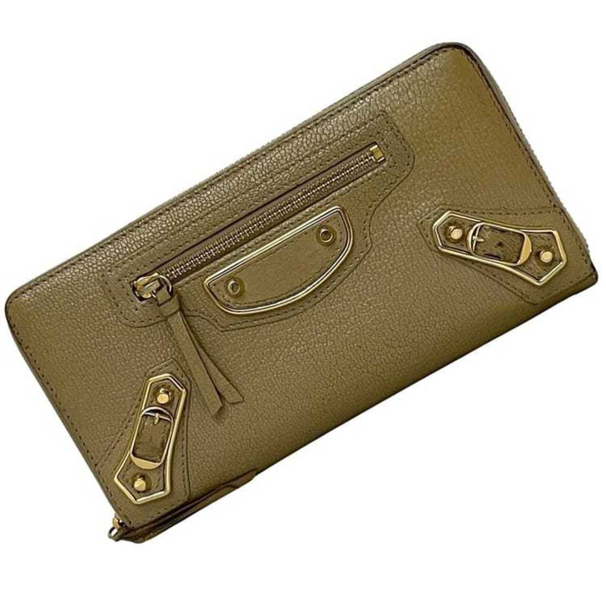 Balenciaga Balenciaga Round Long Wallet f-24475 Beige Classic 390187 AQ40G 9637 Leather A 568148 BALENCIAGA for Men and Women Size ONE SIZE - 1 Thumbnail
