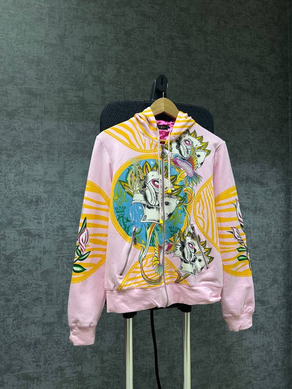 Christian Audigier × Ed Hardy × Vintage Vintage Ed Hardy Christian Audigier Hoodie Size M / US 6-8 / IT 42-44 - 2 Thumbnail