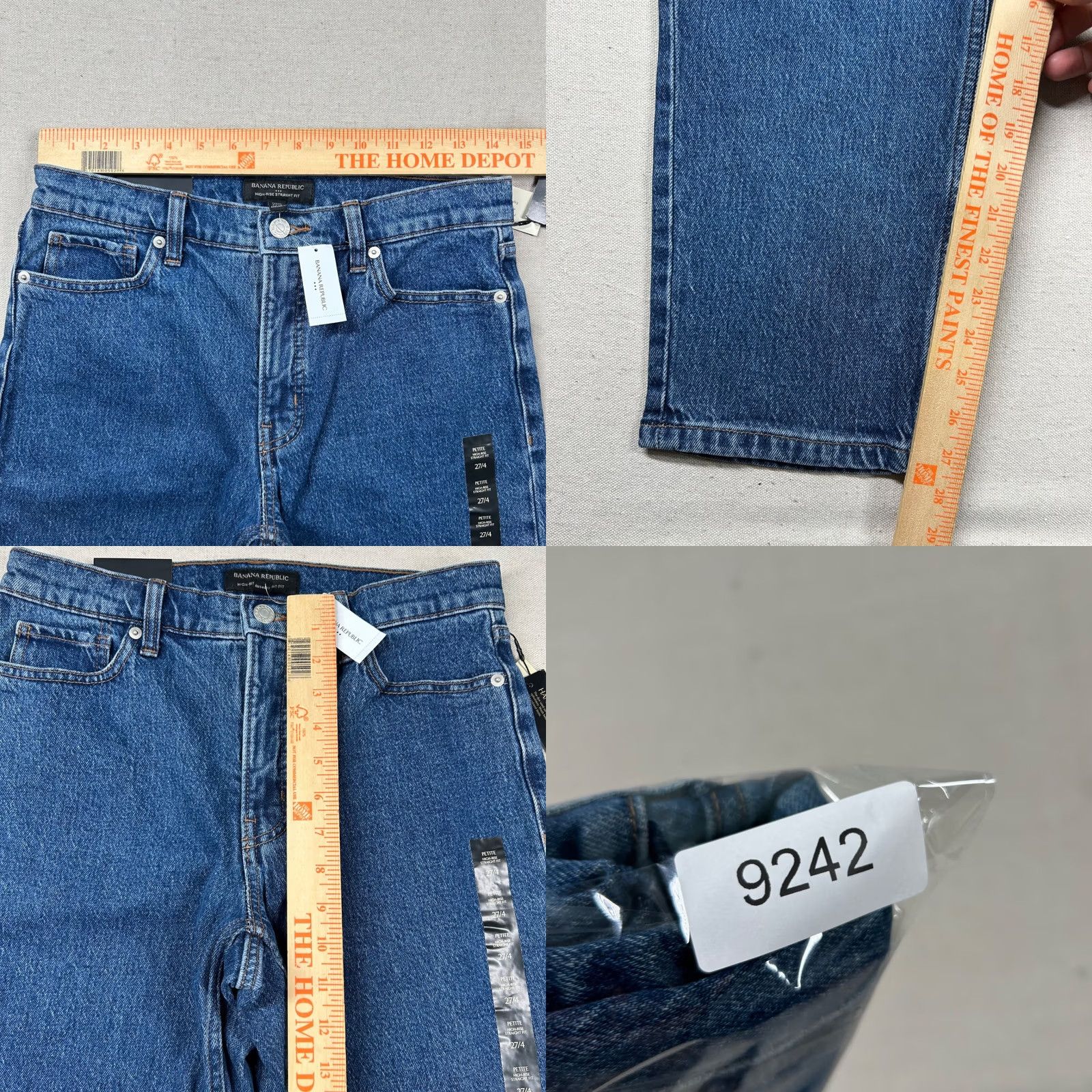 Banana Republic Banana Republic Jeans Womens 4P Petite Mid Rise Ankle Jeans Blue Cotton Spandex Denim 5-Pocket 28" Inseam Casual Pants Womens Size 27" / US 4 / IT 40 - 8 Thumbnail