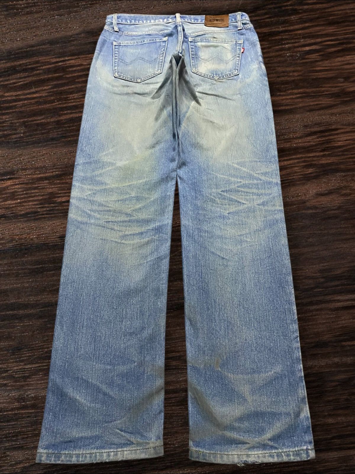 Edwin Vintage Edwin E 403 Grunge Distressed Jeans Size US 34 / EU 50 - 2 Thumbnail