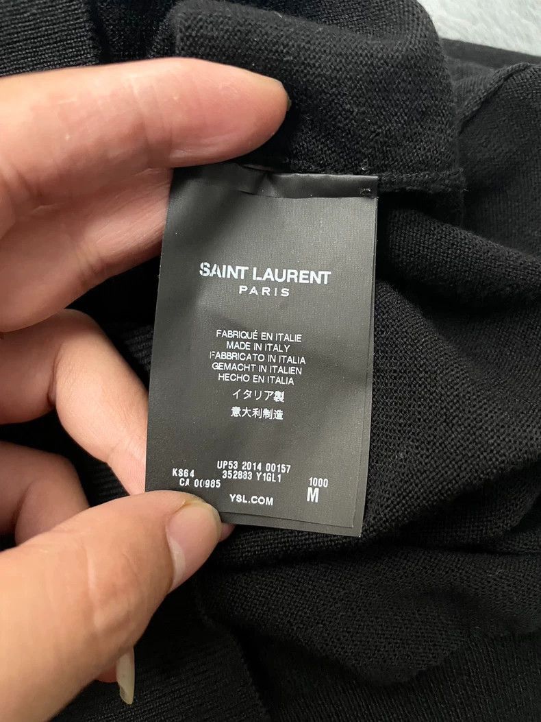 Saint Laurent Paris Saint Laurent SLP Mock Neck Wool Sweater- Size US M / EU 48-50 / 2 - 4 Thumbnail