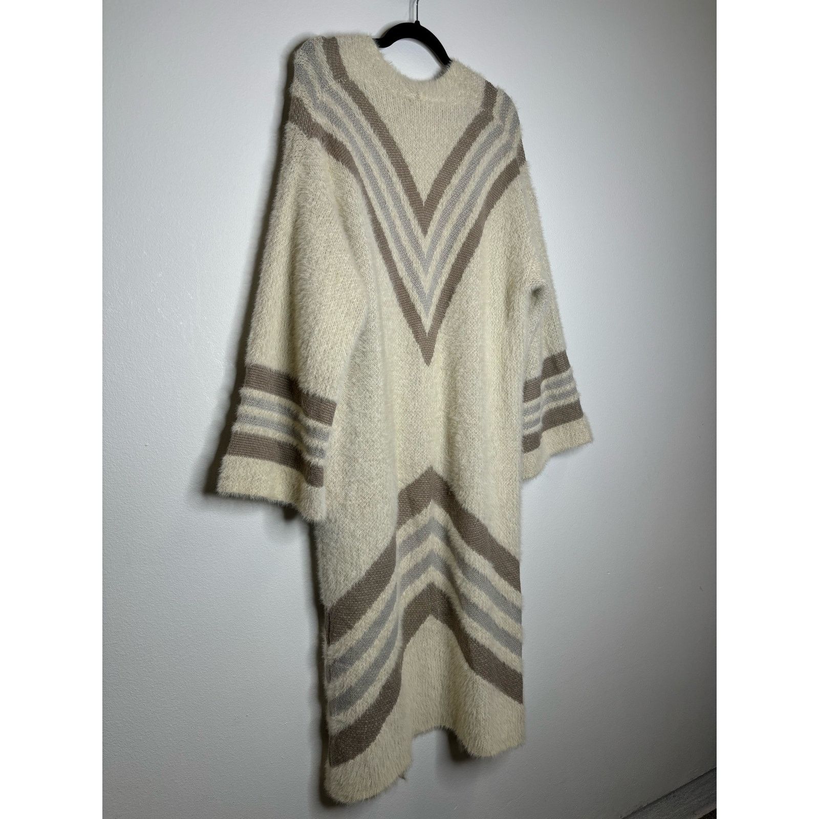 & Other Stories William B ultra soft maxi cardigan with strips Size M / US 6-8 / IT 42-44 - 3 Thumbnail