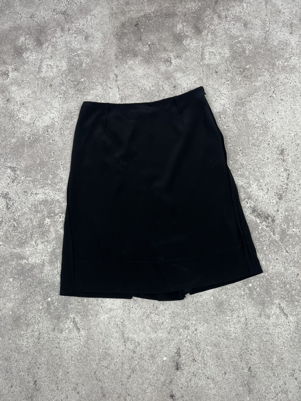 Jil Sander Jil Sander Silk Mini Skirt Size 27" / US 4 / IT 40 - 1 Thumbnail
