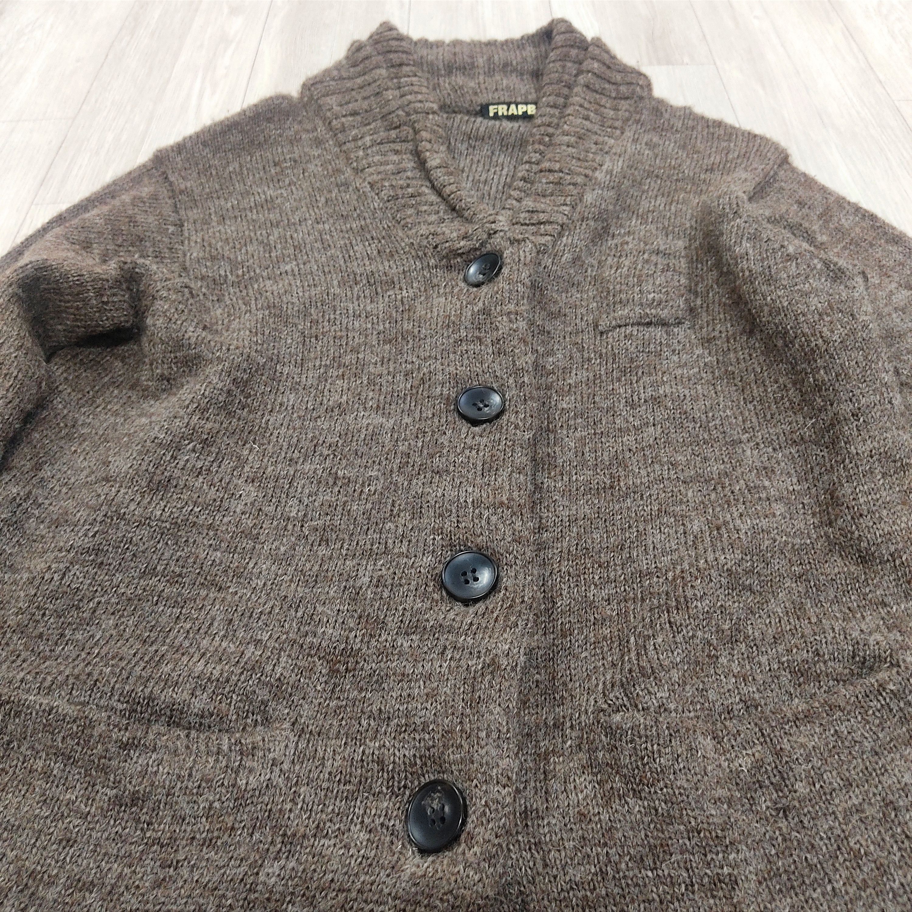Frapbois × Issey Miyake FRAPBOIS Wool Buttons Up Cardigan Sweater Size M / US 6-8 / IT 42-44 - 5 Thumbnail