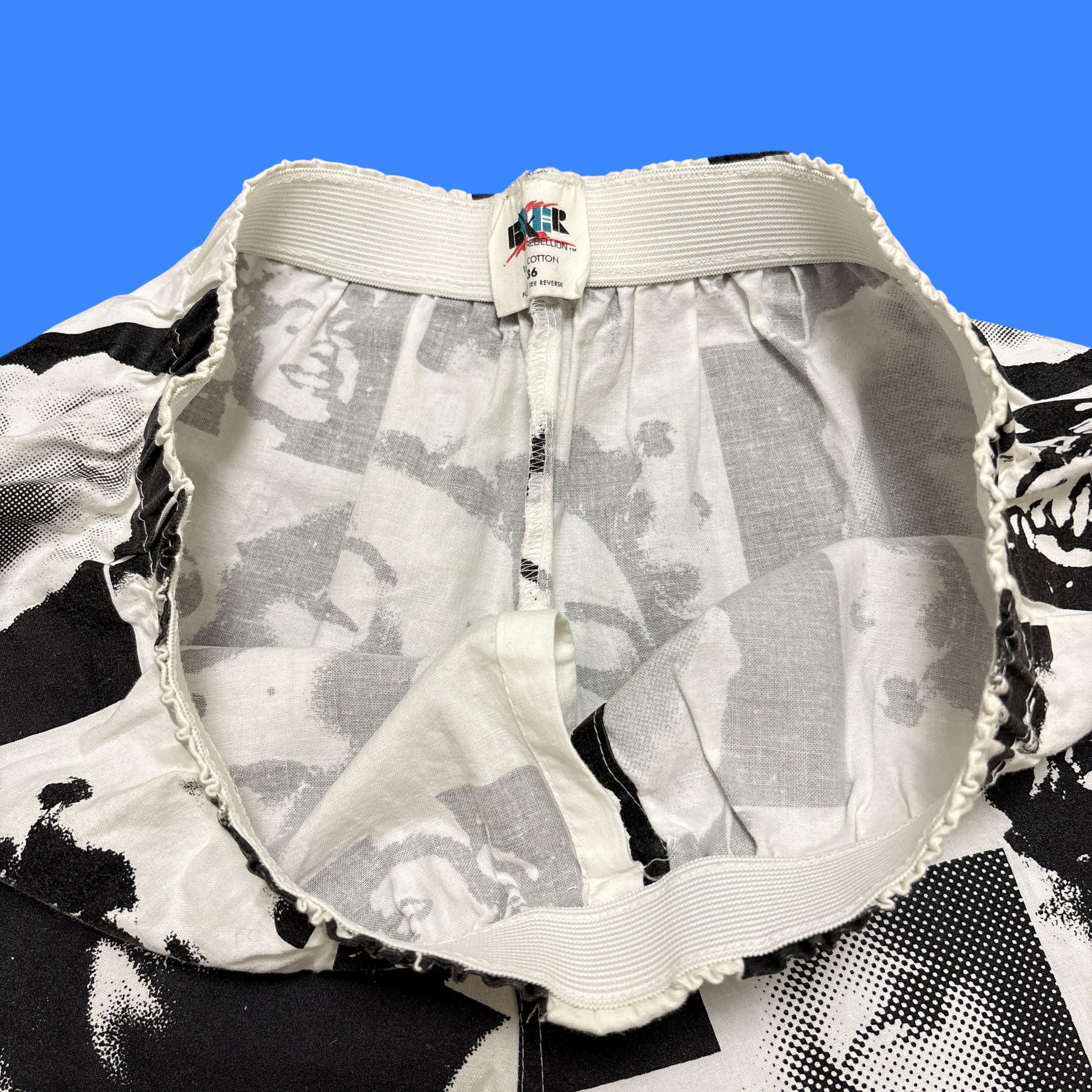 Vintage Vintage 1991 Marilyn Monroe All Over Print Boxer Shirts Size 36 - 11 Thumbnail