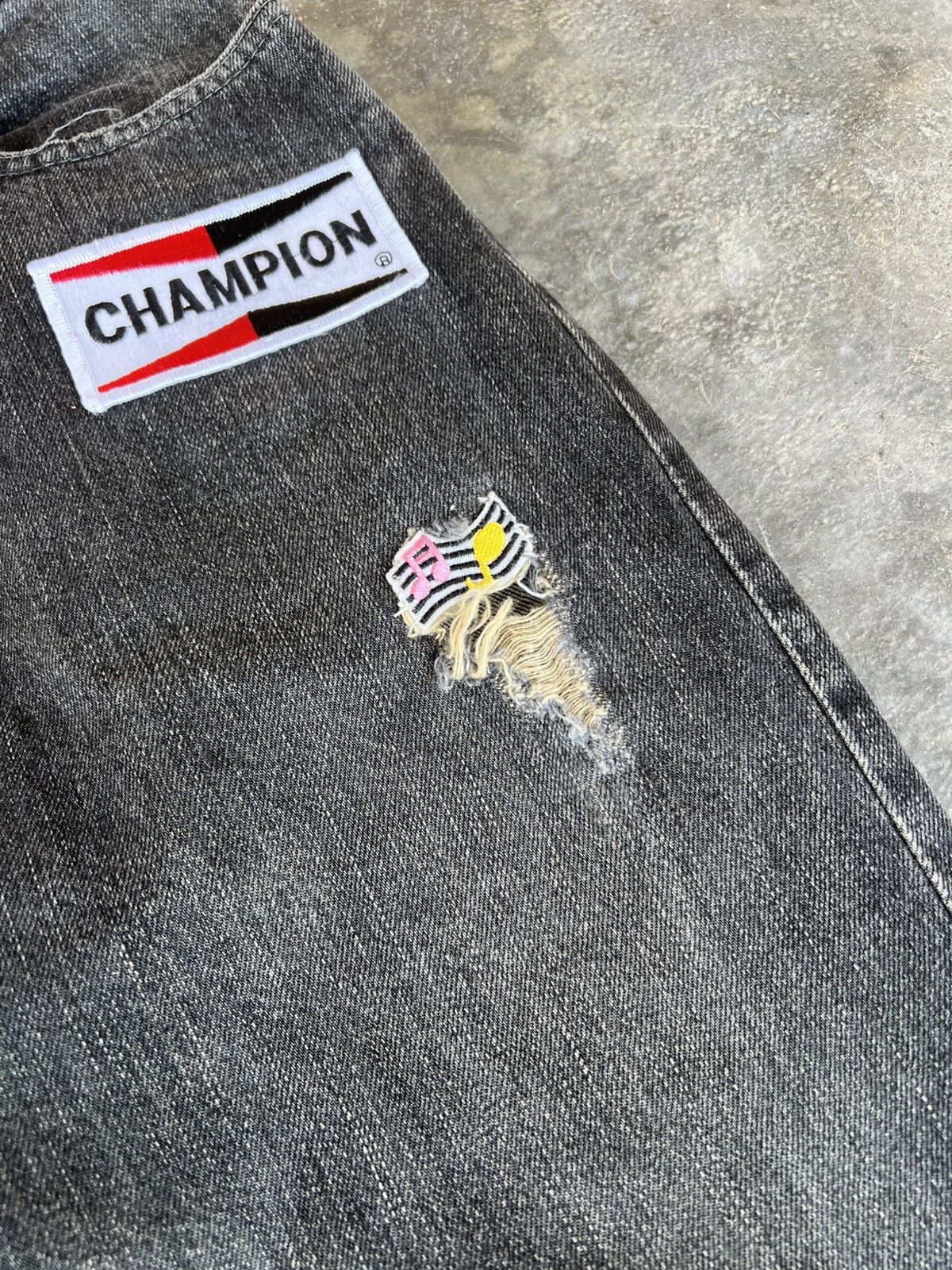 HRMTG × Japanese Brand × Jean HRM DISTRESS PATCHES SELVEDGE JEANS Size US 30 / EU 46 - 8 Thumbnail