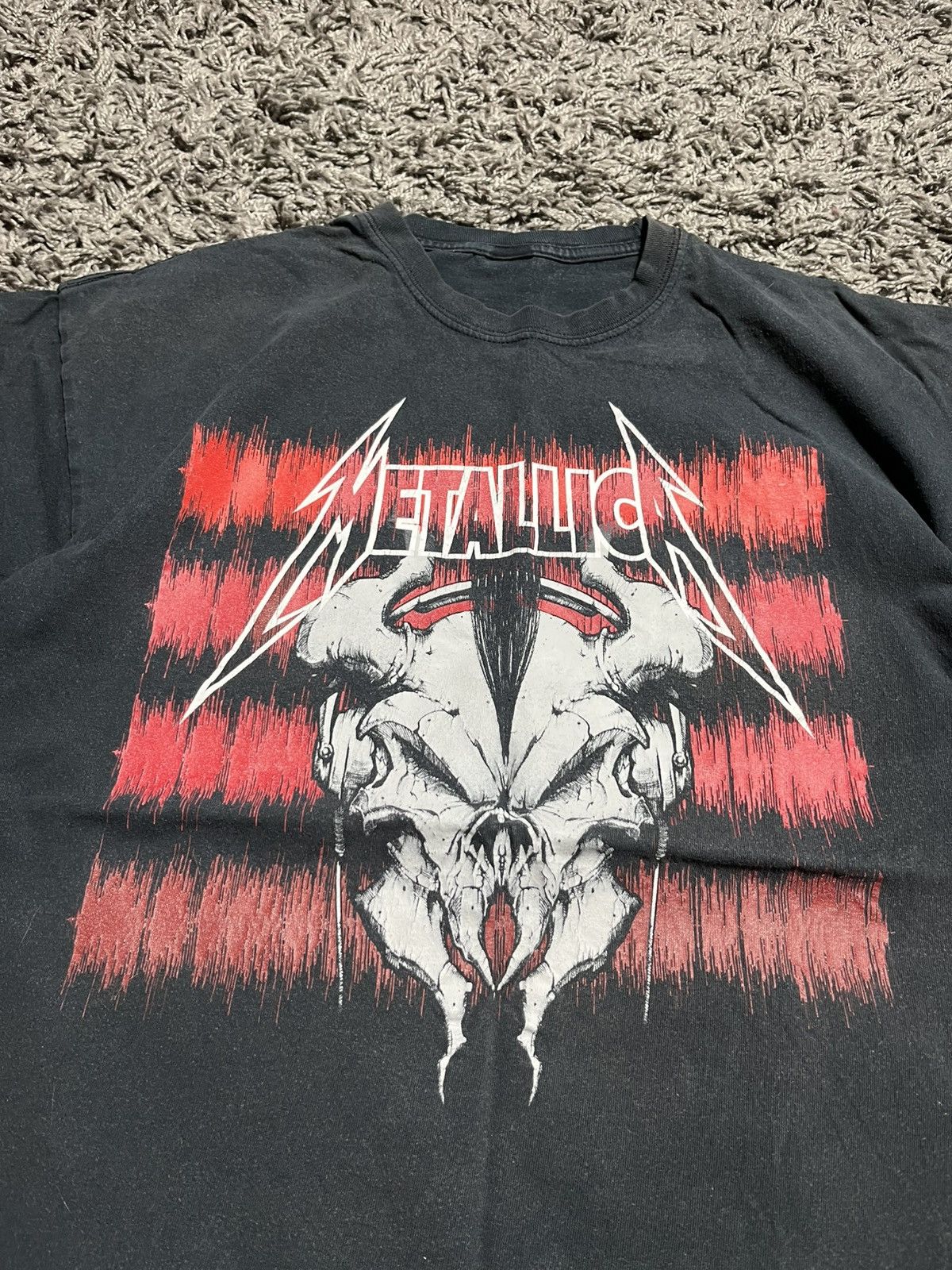 Metallica METALLICA VINTAGE Y2K TOUR COTTON FADED TEE Size US XL / EU 56 / 4 - 2 Thumbnail