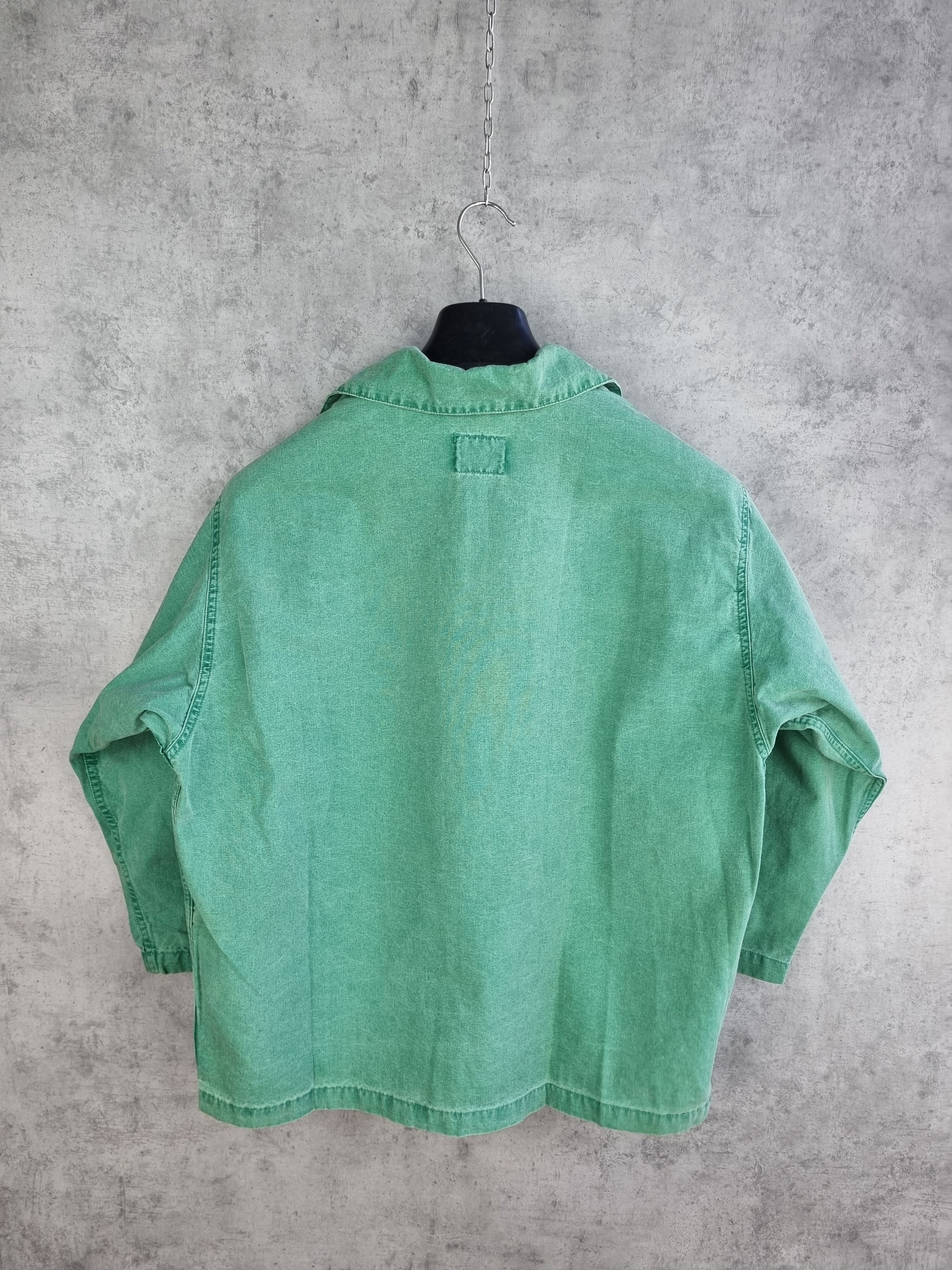 Le Laboureur × Vetra 90s Vintage French Chore Worker Fisherman Overshirt Size US M / EU 48-50 / 2 - 3 Thumbnail