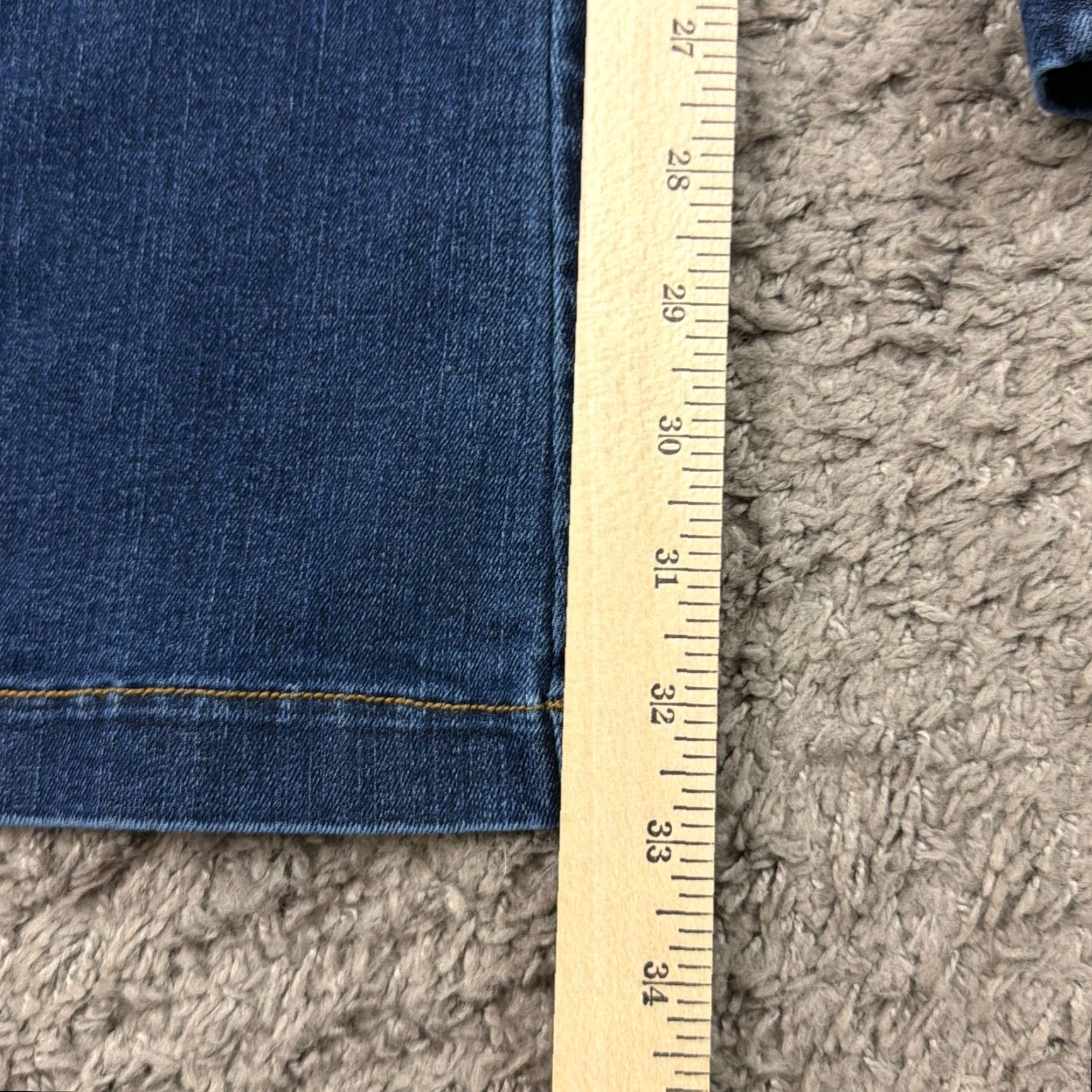 Spanx Spanx Jeans Womens M Flare High Rise Slim Dark Pull On Stretch 20327R 29x33 Size 32" / US 10 / IT 46 - 6 Thumbnail