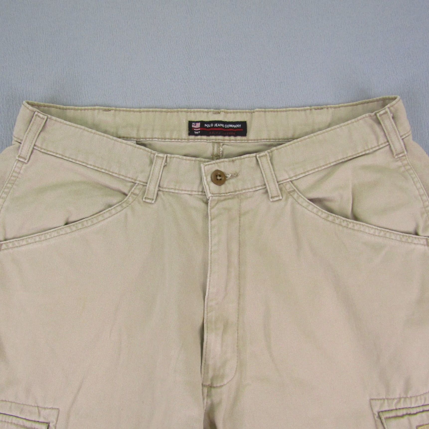 Ralph Lauren Ralph Lauren Shorts 33 Beige Cargo Freighter Polo Jeans Casual Mens Size US XS / EU 42 / 0 - 5 Thumbnail