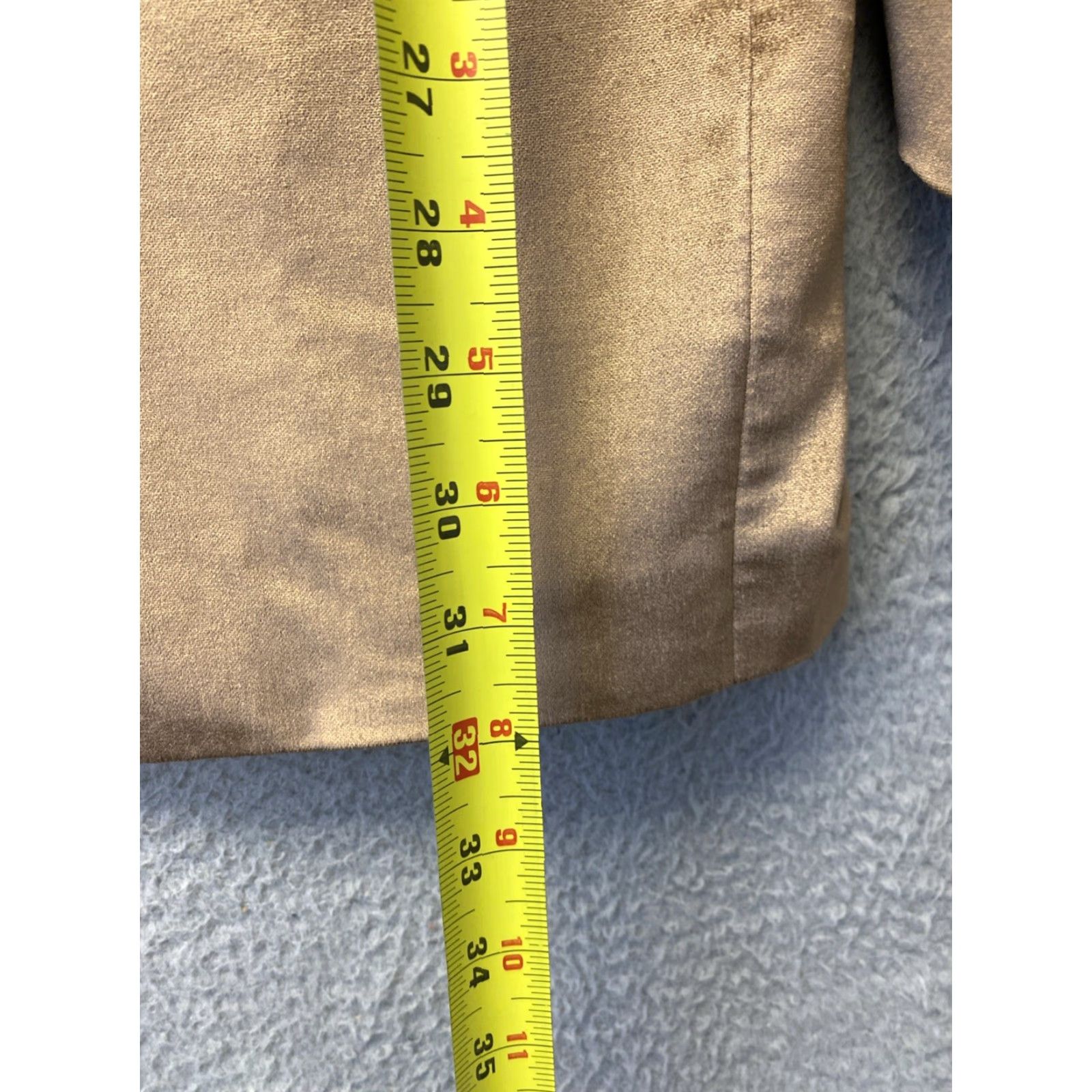 Sean John Sean John Mens Sport Coat 40L Gold Velvet Jacket Blazer /131-1 Size 40R - 4 Thumbnail
