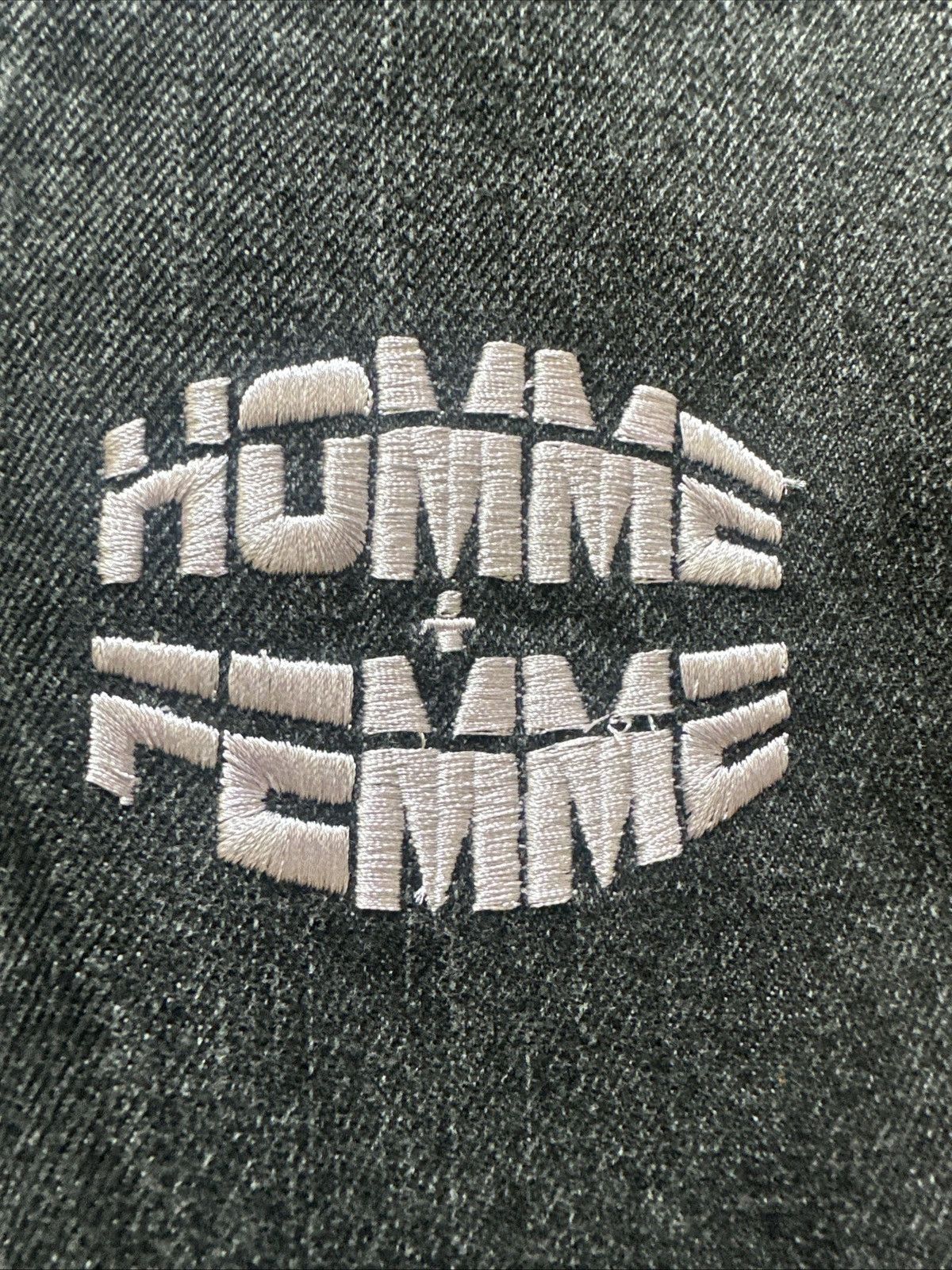 Homme + Femme La Homme + Femme Men’s Long Hoodie Zip – Black Denim Size XXL Size US XXL / EU 58 / 5 - 7 Thumbnail