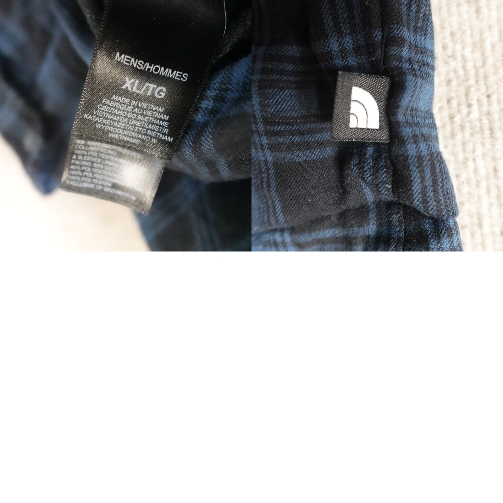 The North Face The North Face Jacket XL Blue Reversible Quilted Outdoor Mens Windproof Winter Fall Hiking Storm Coat Size US XL / EU 56 / 4 - 10 Thumbnail