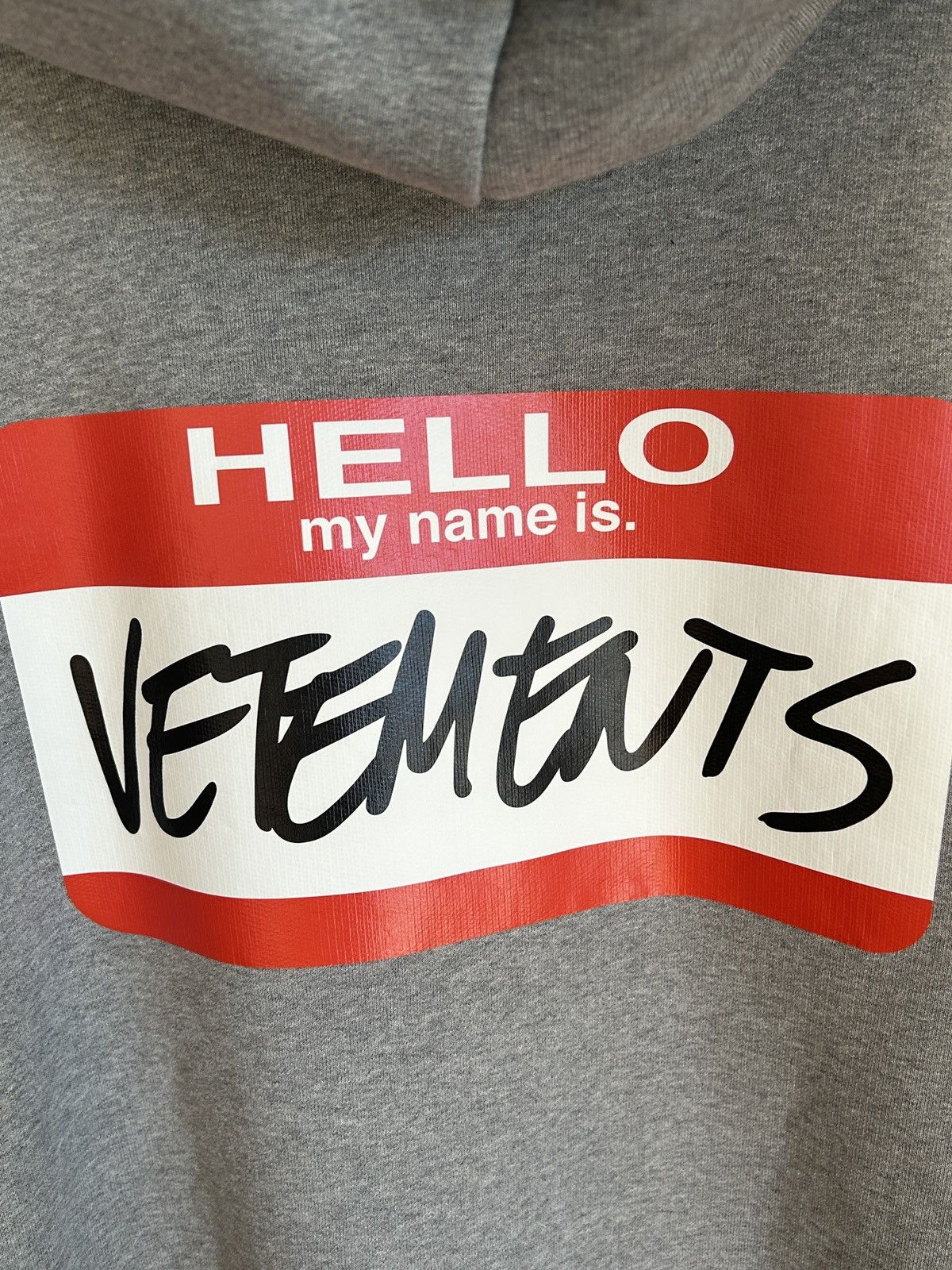 Vetements Name Tag Zip Hoodie Size US S / EU 44-46 / 1 - 3 Thumbnail