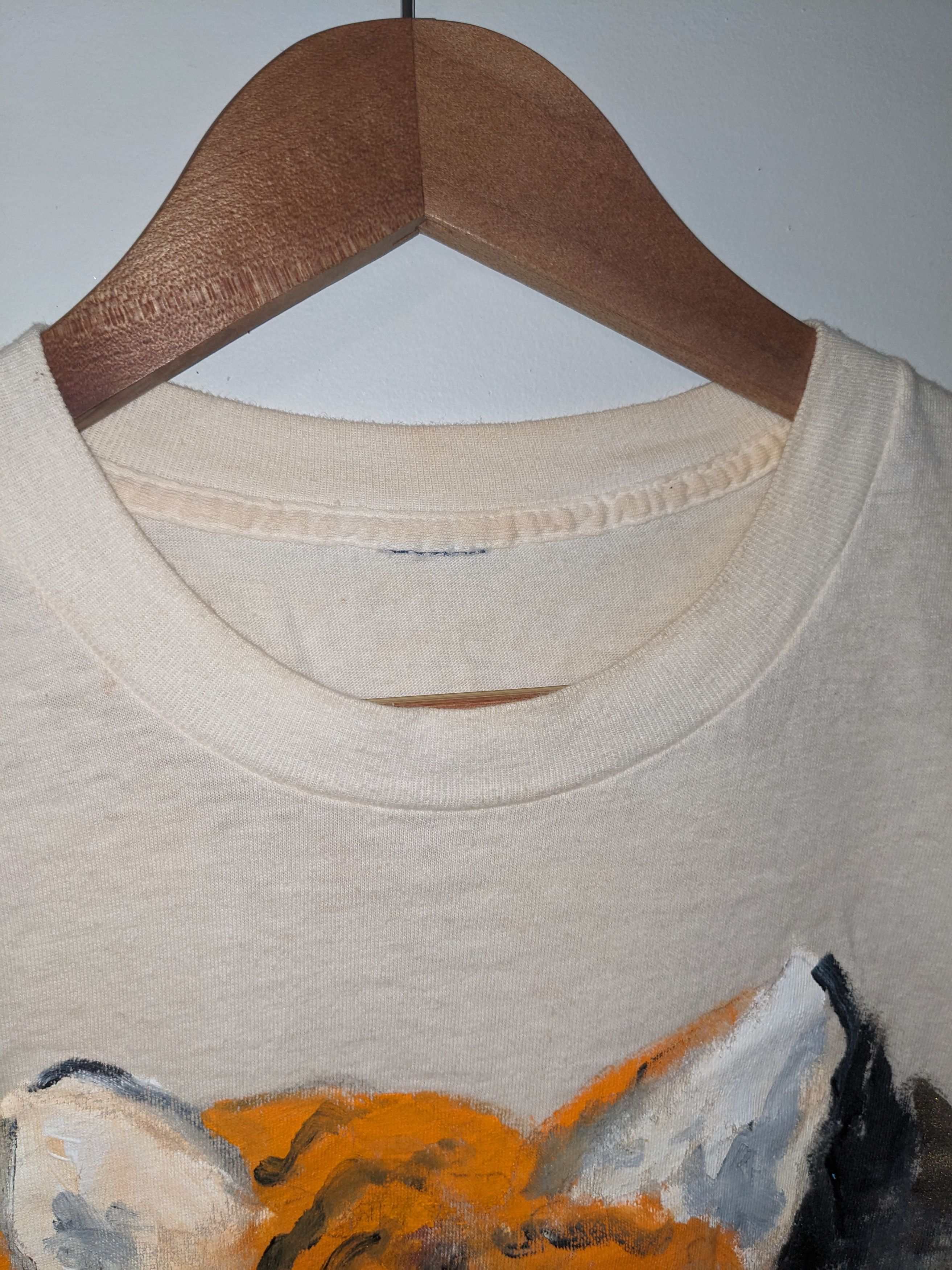 Vintage Vintage 80s Tiger Animal Nature Custom Painted Water T-Shirt Size US M / EU 48-50 / 2 - 5 Thumbnail