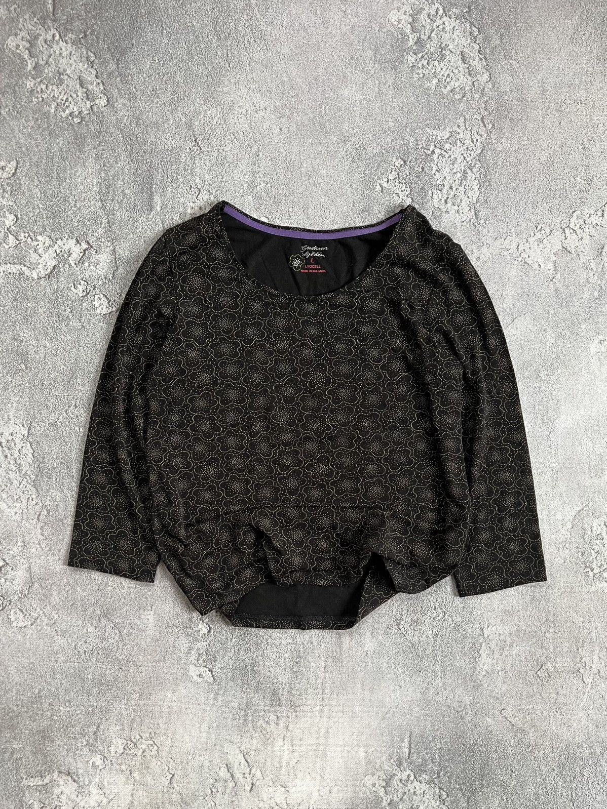 Gudrun Sjoden Gudrun Sjoden Print Blouse Long Sleeve Top Size L Sjöden Size L / US 10 / IT 46 - 1 Thumbnail