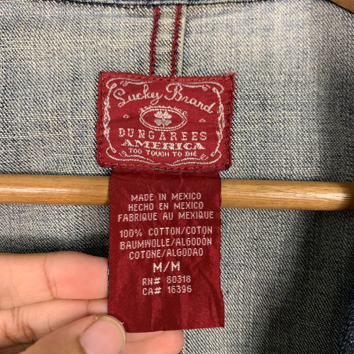 Lucky Brand LUCKY BRAND Trashed Distress Casual Denim Jacket #1665-C74 Size US M / EU 48-50 / 2 - 17 Thumbnail