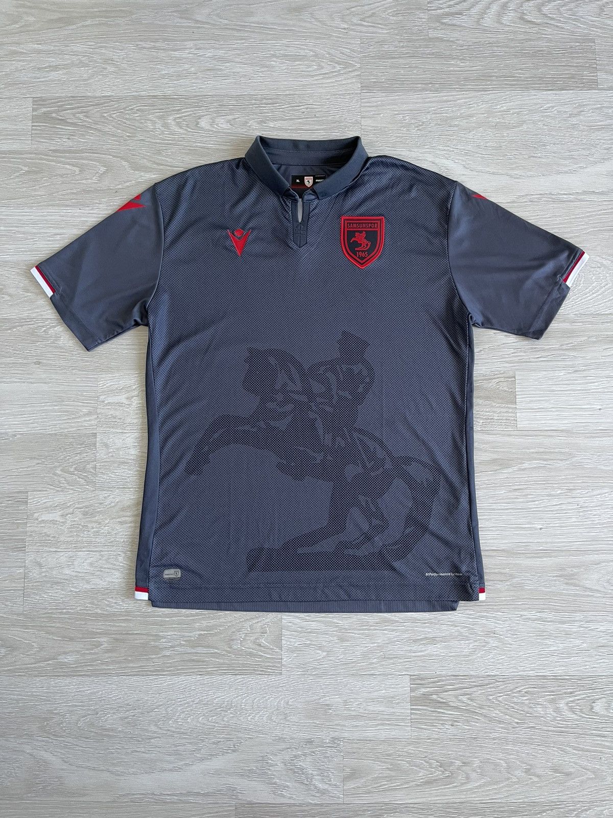 Macron Macron Samsunspor Turkey 2020/21 Football Jersey Shirt Size US XL / EU 56 / 4 - 1 Thumbnail
