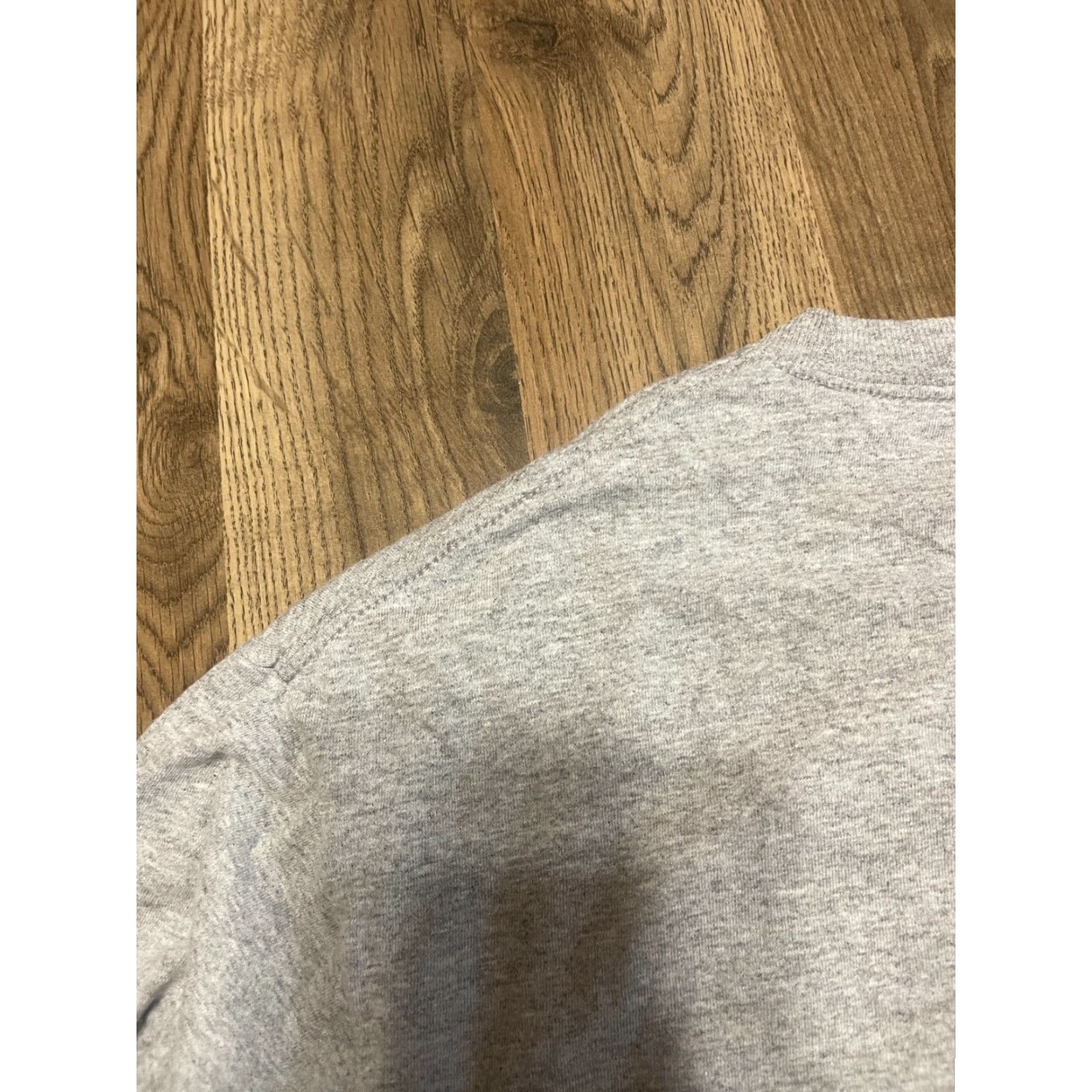 NCAA NCAA Shirt, Men’s XL, Gray, Long Sleeve, Wisconsin Badger, Crew Neck, Cotton, Machine Washable, Regular Fit, Solid, T-Shirt, Department: Men Size US XL / EU 56 / 4 - 6 Thumbnail