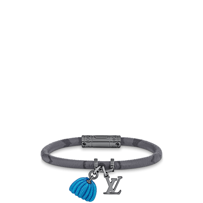 Louis Vuitton LOUIS VUITTON BRACELET CHAIN MONOGRAM SILVER LV LOGO