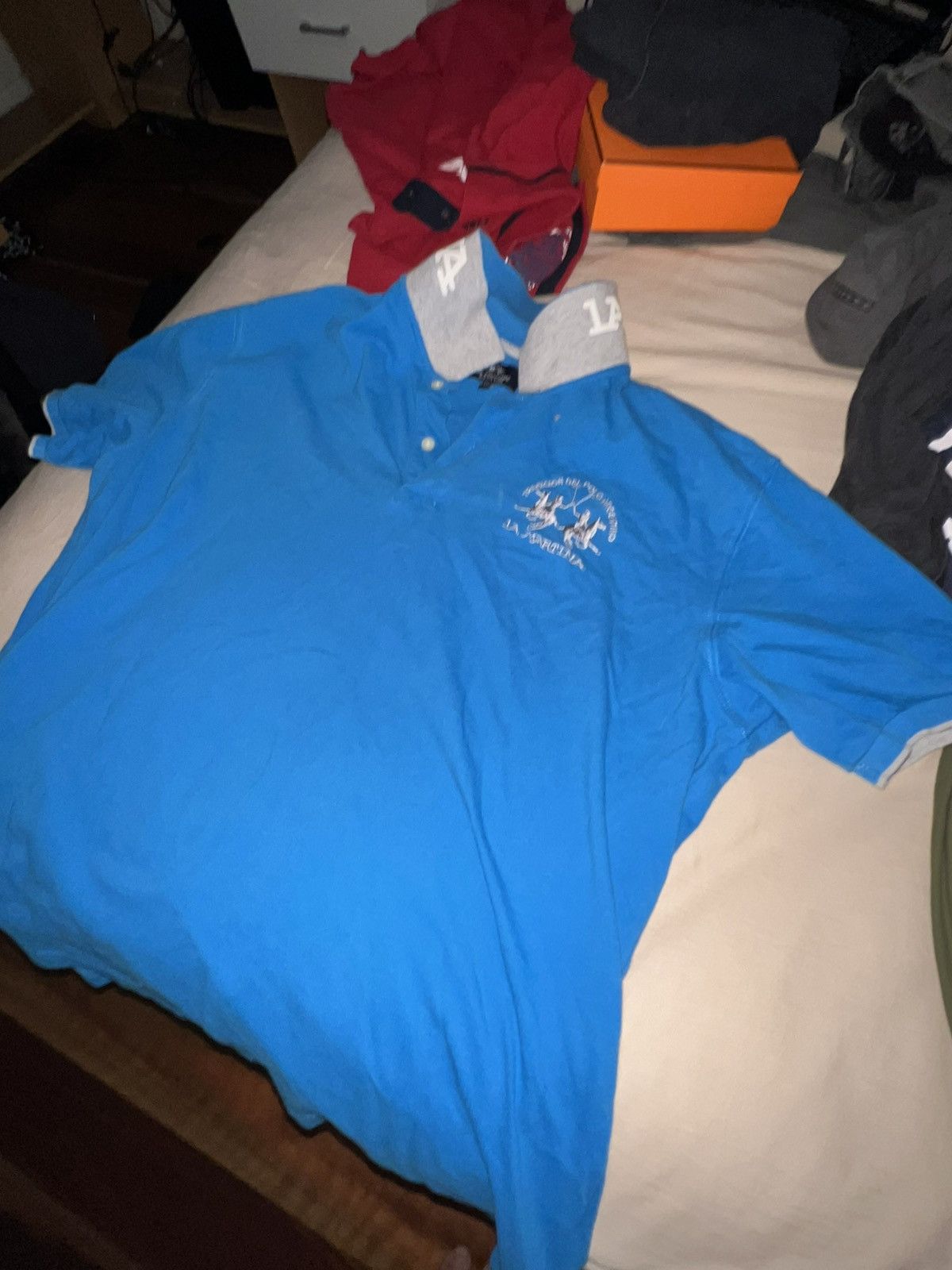 La Martina La Martina Blue Polo Size US XL / EU 56 / 4 - 2 Thumbnail