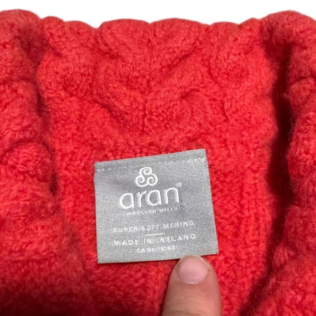 Other Aran Salomon Cardigan Merino Wool Sweater M Flaw Size M / US 6-8 / IT 42-44 - 3 Thumbnail