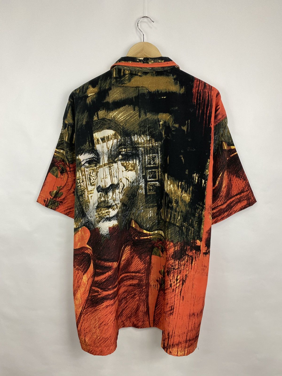 Karl Kani Y2K 90s Karl Kani Art Rap Print Shirt Avant Garde Rare Retro Size US XL / EU 56 / 4 - 9 Thumbnail