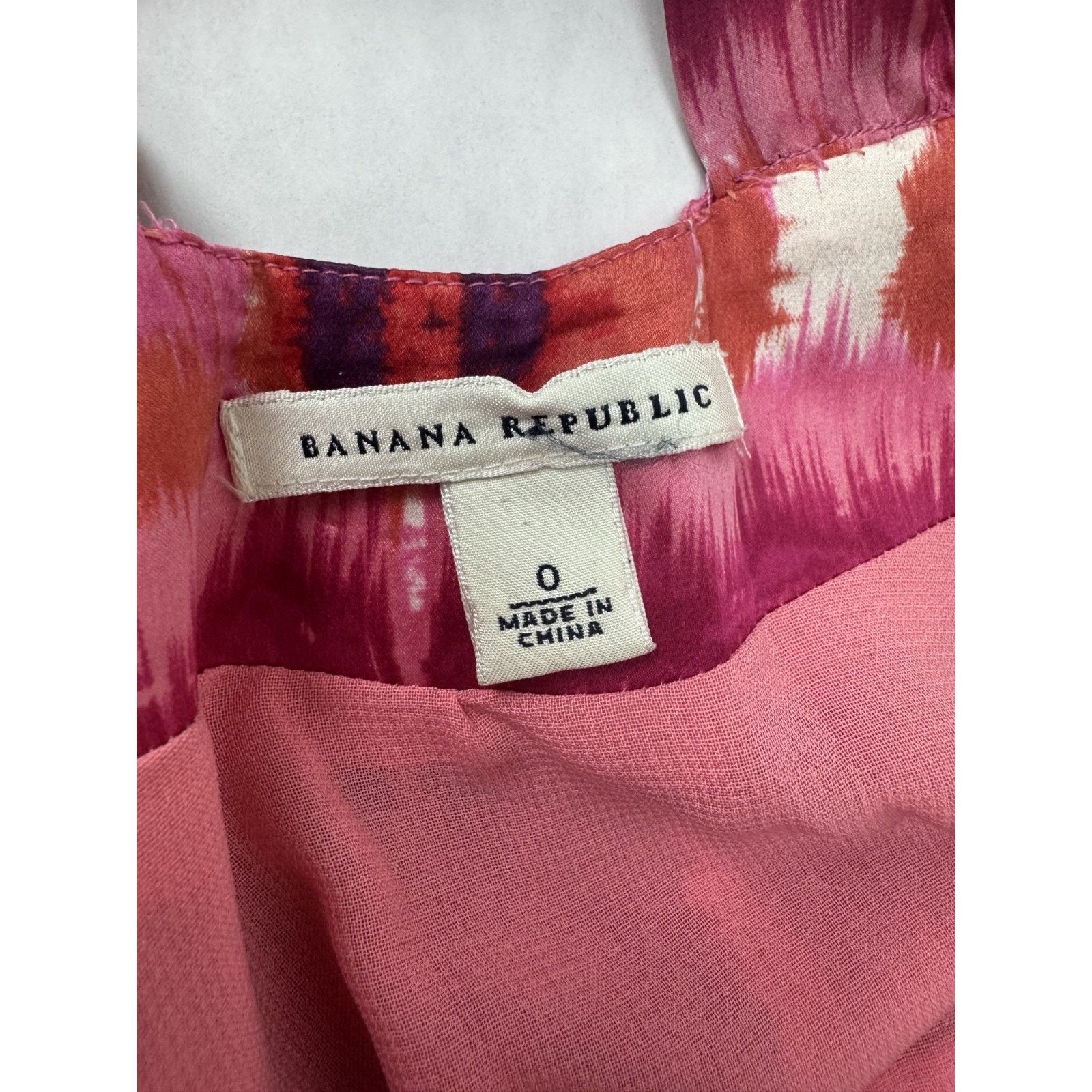 Banana Republic Twee Banana Republic Silk Twisted Shoulder Dress Pink 0 Size XS / US 0-2 / IT 36-38 - 3 Thumbnail