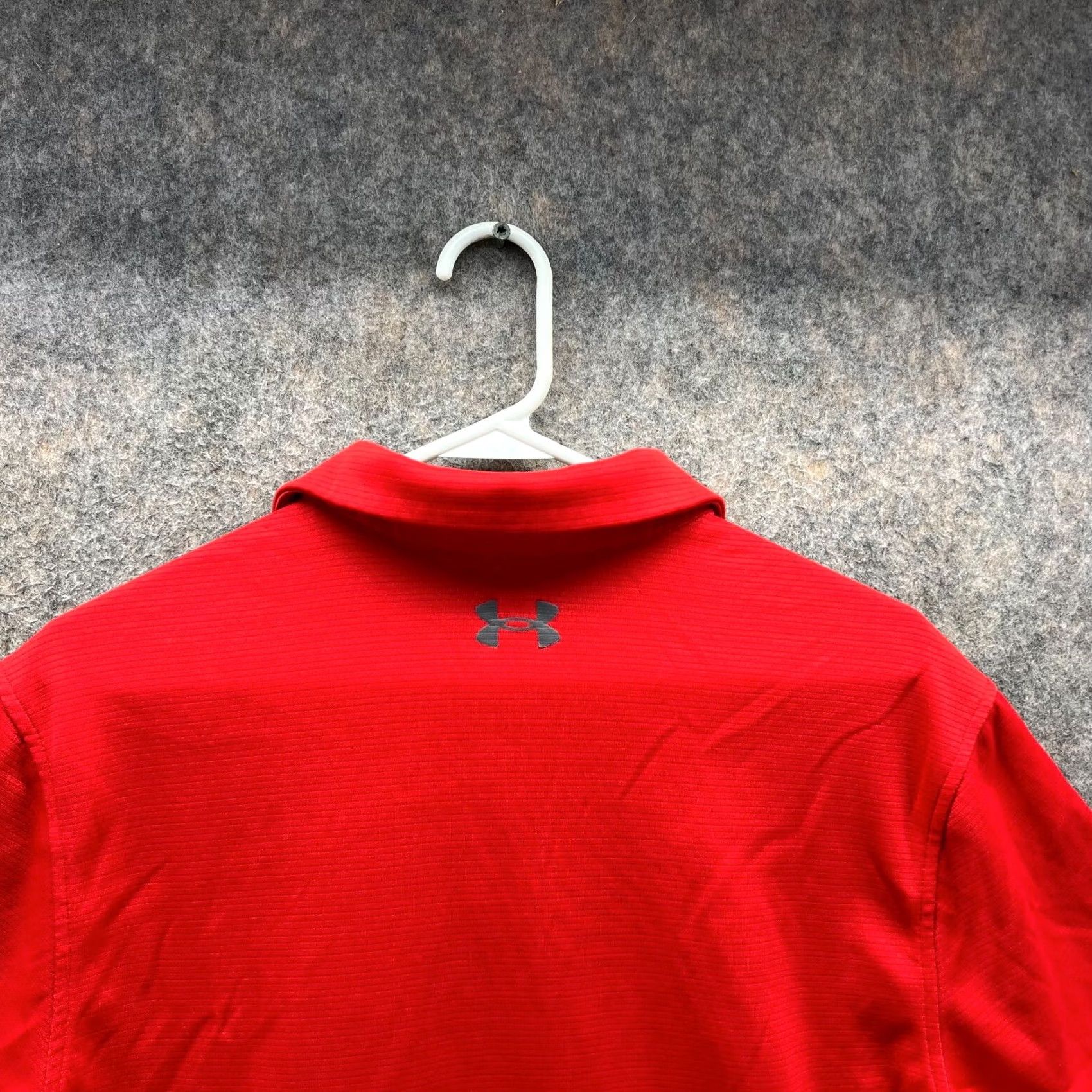 Under Armour Under Armour Polo Shirt Men Medium Adult Red Polyester Golf UA Stretch Shirt Regular Fit Short Sleeve Polo Size US M / EU 48-50 / 2 - 2 Thumbnail