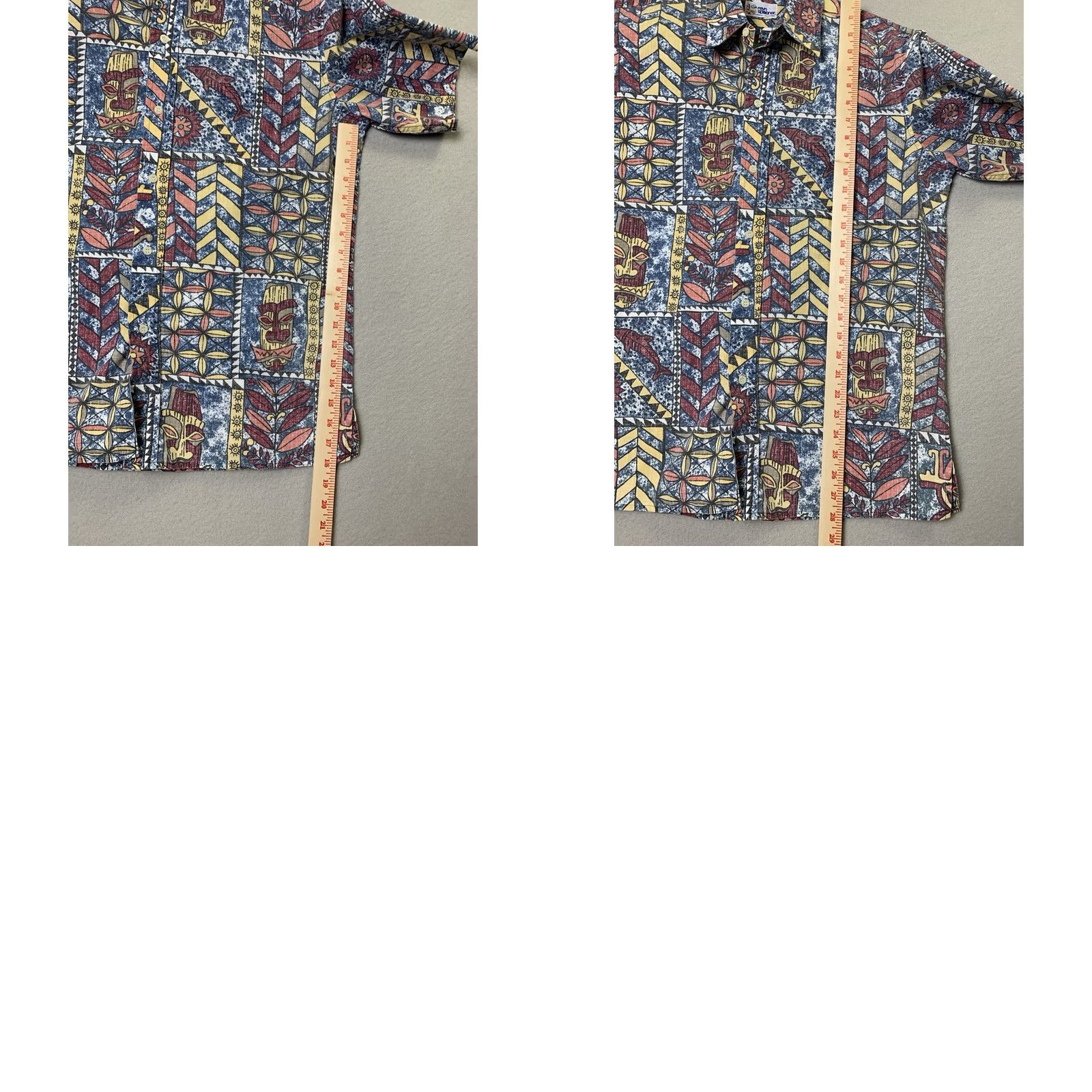 Reyn Spooner Reyn Spooner Hawaiian Aloha Shirt Large Multicolor Button-Up Short Sleeve Tiki Beach Casual Mens Size US L / EU 52-54 / 3 - 8 Thumbnail
