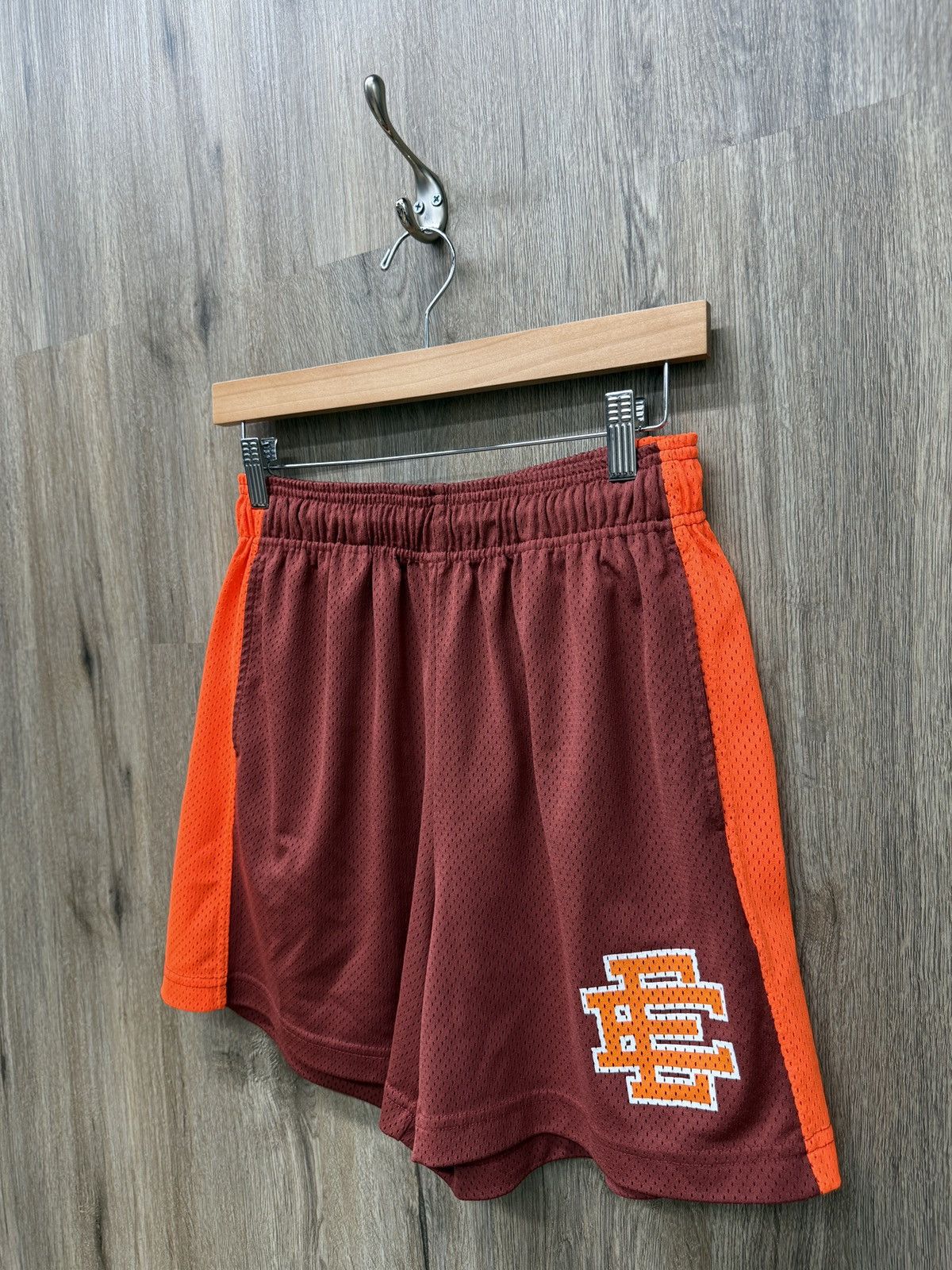 Eric Emanuel Eric Emmanuel Orange/Burgandy Shorts Size US 31 - 3 Thumbnail