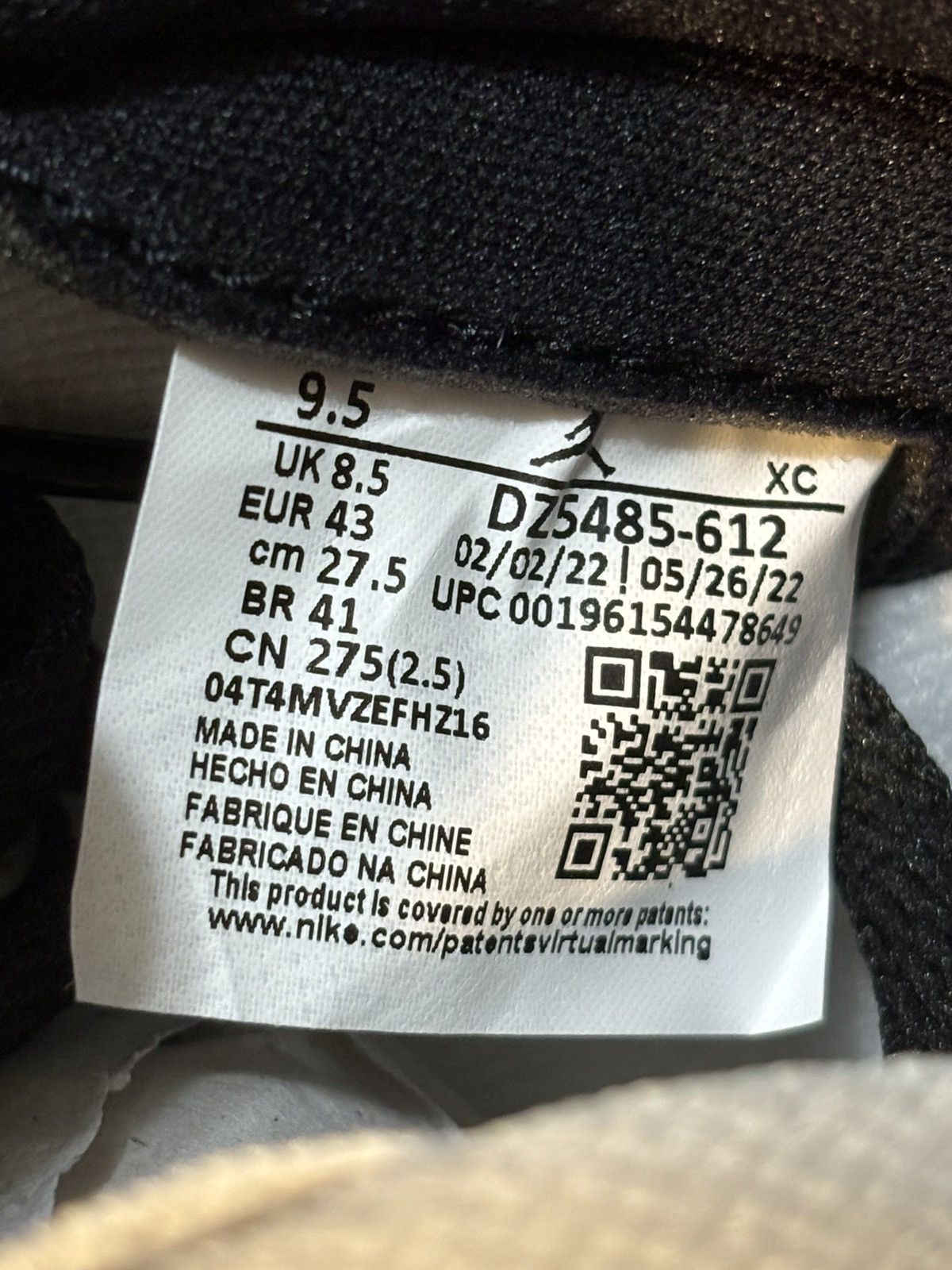Jordan Brand new Air Jordan 1 Retro High OG Chicago Lost and Found shoes Size US 9.5 / EU 42-43 - 18 Thumbnail
