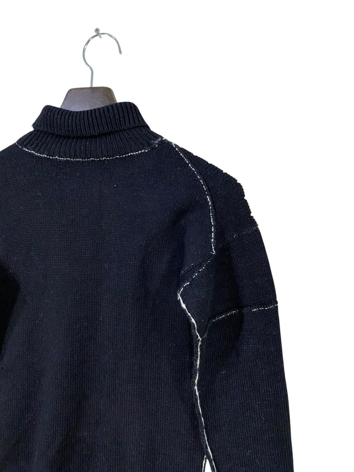 Y's Vintage y's by yohji yamamoto knit wool sweater black rarest Size US M / EU 48-50 / 2 - 8 Thumbnail