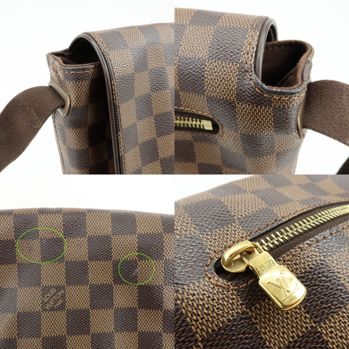 Louis Vuitton Louis Vuitton Damier Ebene Brooklyn Messenger Bag Size ONE SIZE - 6 Thumbnail