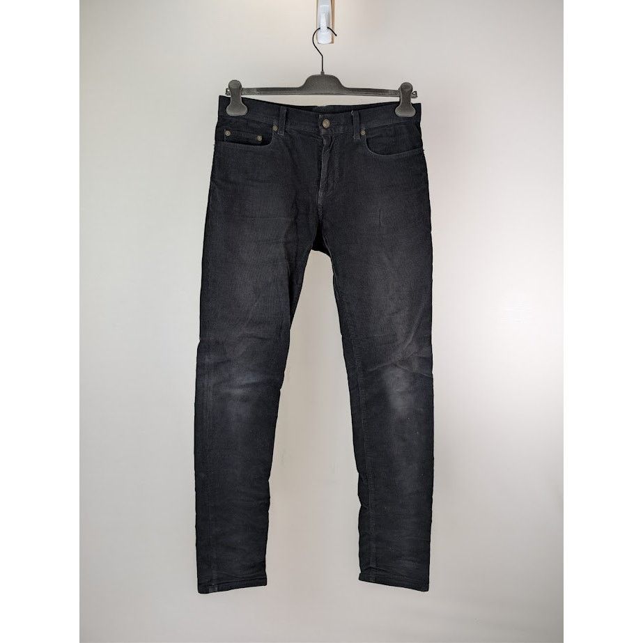 Saint Laurent Paris o1rshd1 Denim Jeans in Black Size US 32 / EU 48 - 1 Thumbnail