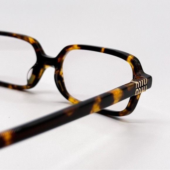 Miu Miu NEW MIU MIU EYEGLASSES, HAVANA BROWN WOMEN EYEWEAR MIU MIU M Size ONE SIZE - 9 Thumbnail