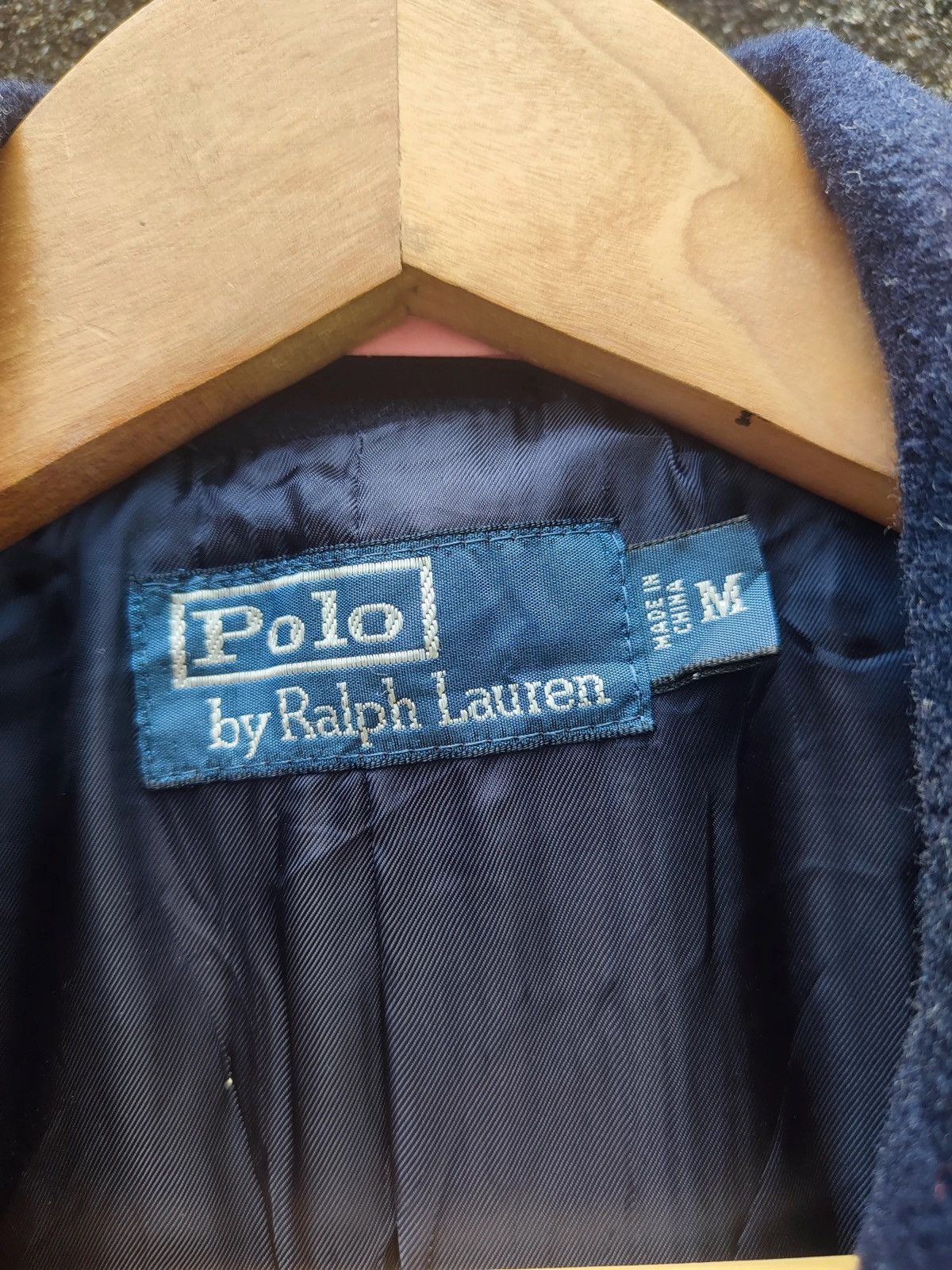Polo Ralph Lauren × Ralph Lauren × Vintage Polo Ralph Lauren Navy Wool Peacoat - Made in Japan - M Size US M / EU 48-50 / 2 - 7 Thumbnail